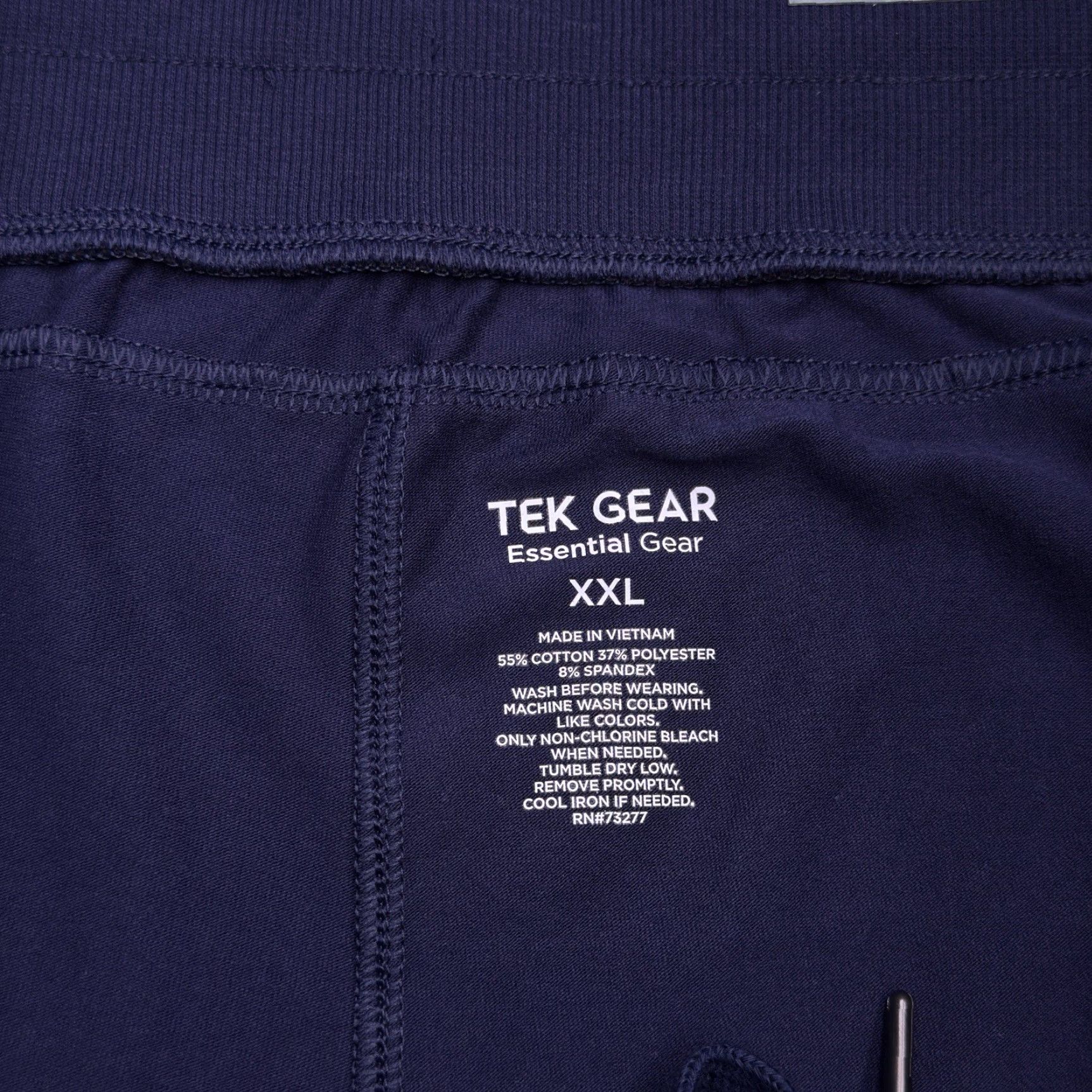 Tek Gear Tek Gear Shorts Womens 2XL Navy Blue Mid Rise Stretch Activewear Gym Training Running Cross Training Regular Inseam 5 in Size 40" / US 18 - 3 Thumbnail