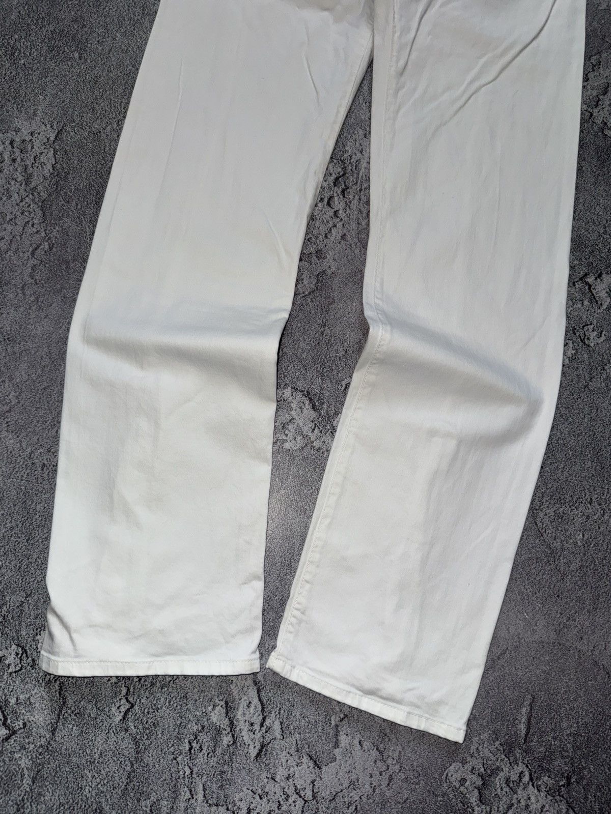 Versace × Versace Jeans Couture × Vintage Versace Jean couture 36 white pant trouser Jean chino flared Size 25" / US 0 / IT 36 - 13 Thumbnail