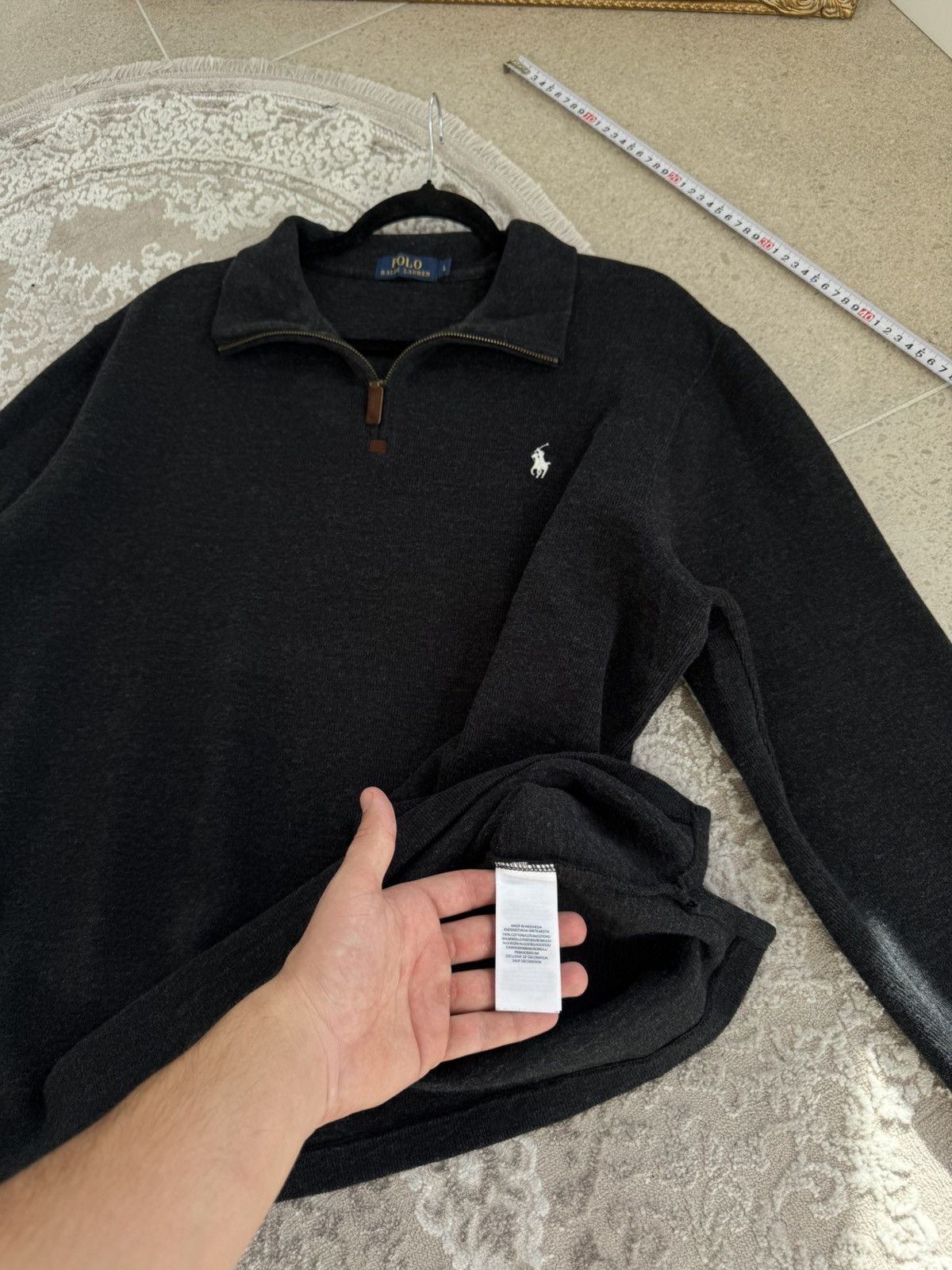 Polo Ralph Lauren Vintage Polo Ralph Lauren 1/3 Zip Cotton Sweatshirt Size L Size US L / EU 52-54 / 3 - 9 Thumbnail