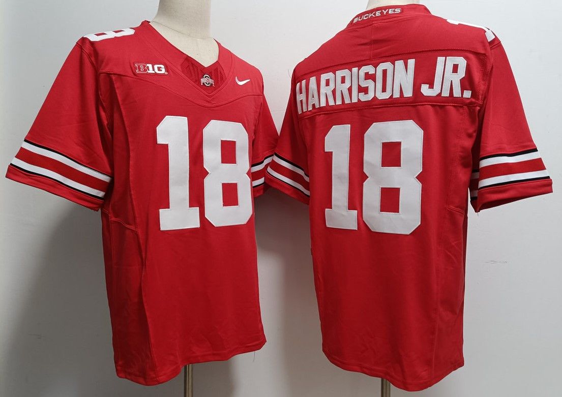 Other Ohio State Jersey - Marvin Harrison Jr. - #18 Men’s Size US M / EU 48-50 / 2 - 1 Thumbnail