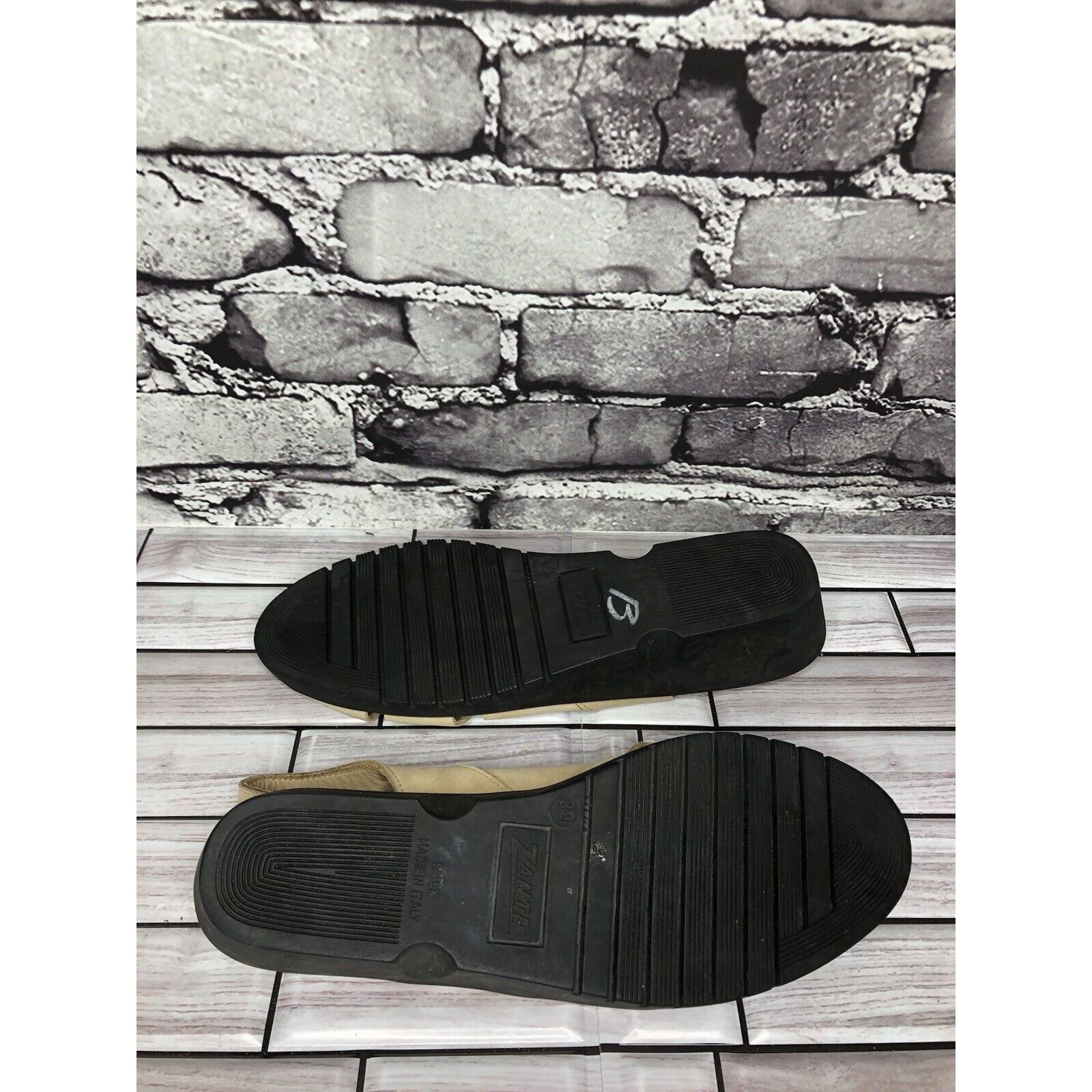 Other ZANTE Beige Tan Nubuck Leather Casual Wedge Strap Sandals Wo Size US 8.5 / IT 38.5 - 16 Thumbnail