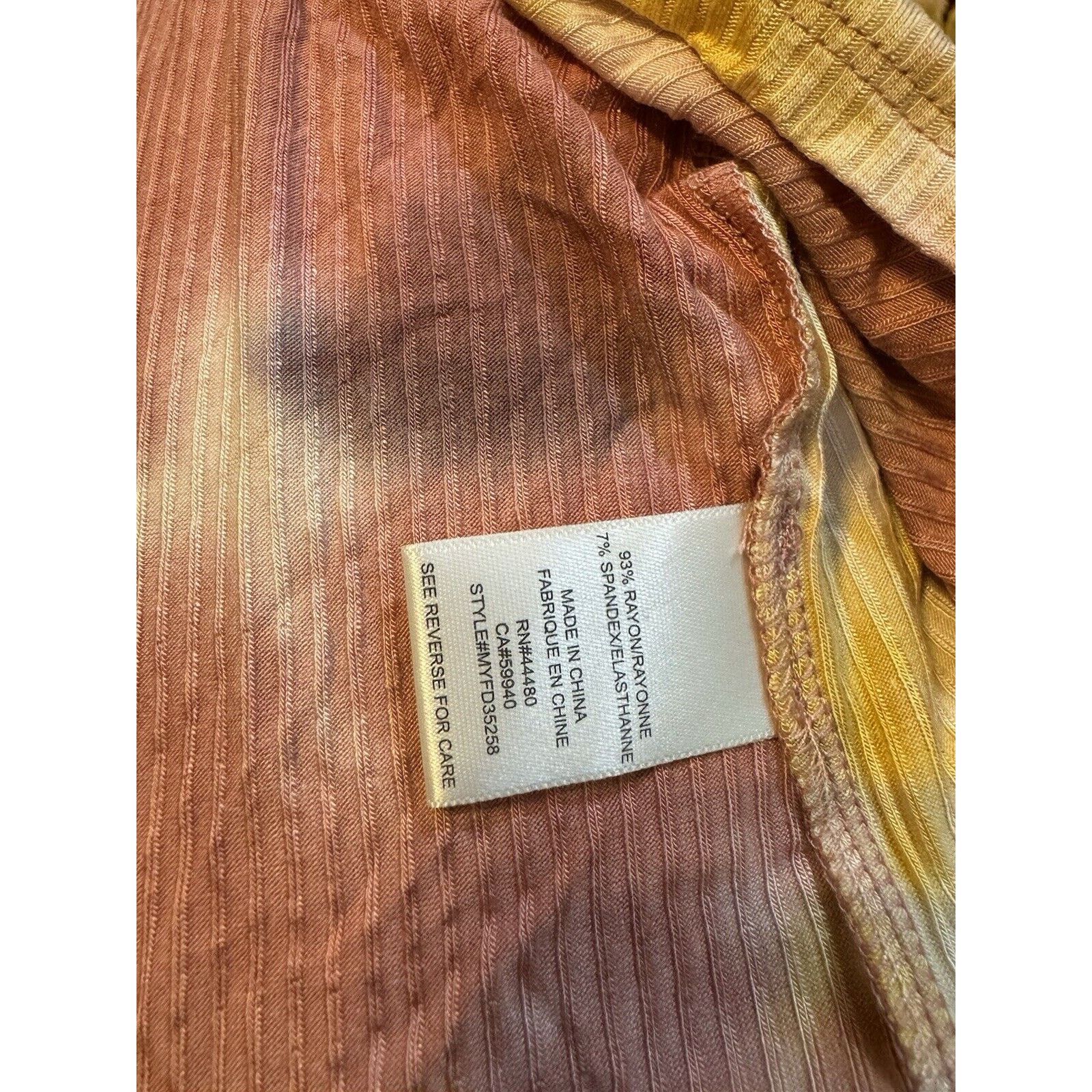 Other Tinsel Women Coral Stretch Pull On Length Shift Dress PXS Size XS / US 0-2 / IT 36-38 - 5 Thumbnail
