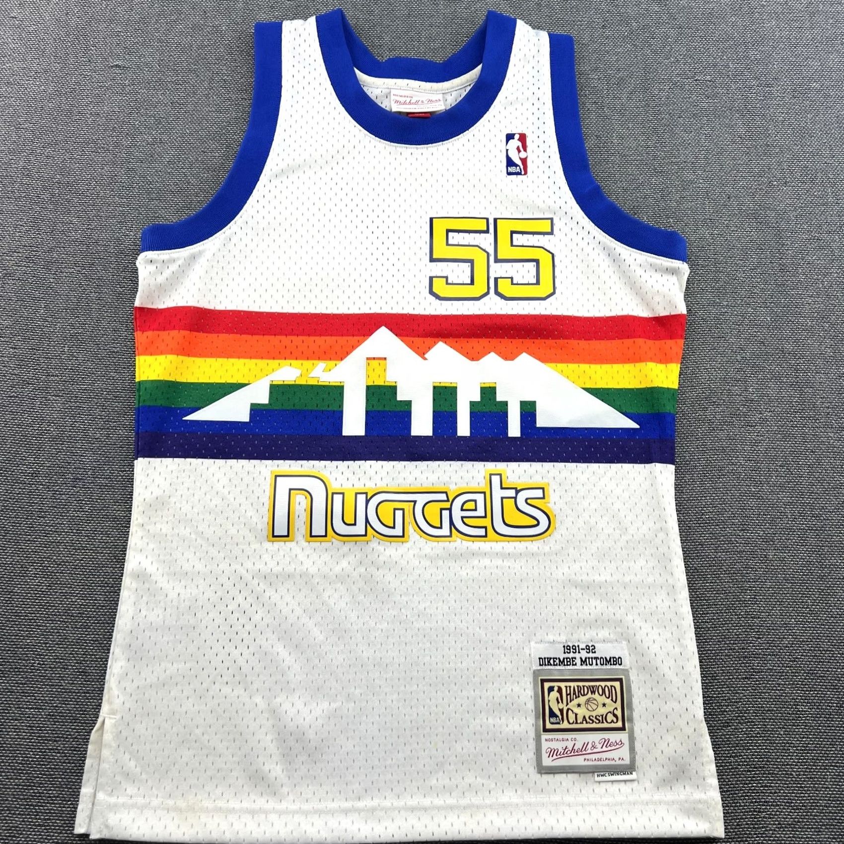Mitchell & Ness Mitchell & Ness Denver Nuggets Jersey Mens Sz S 1991-92 Dikembe Mutombo Swingman Basketball Size US S / EU 44-46 / 1 - 4 Thumbnail