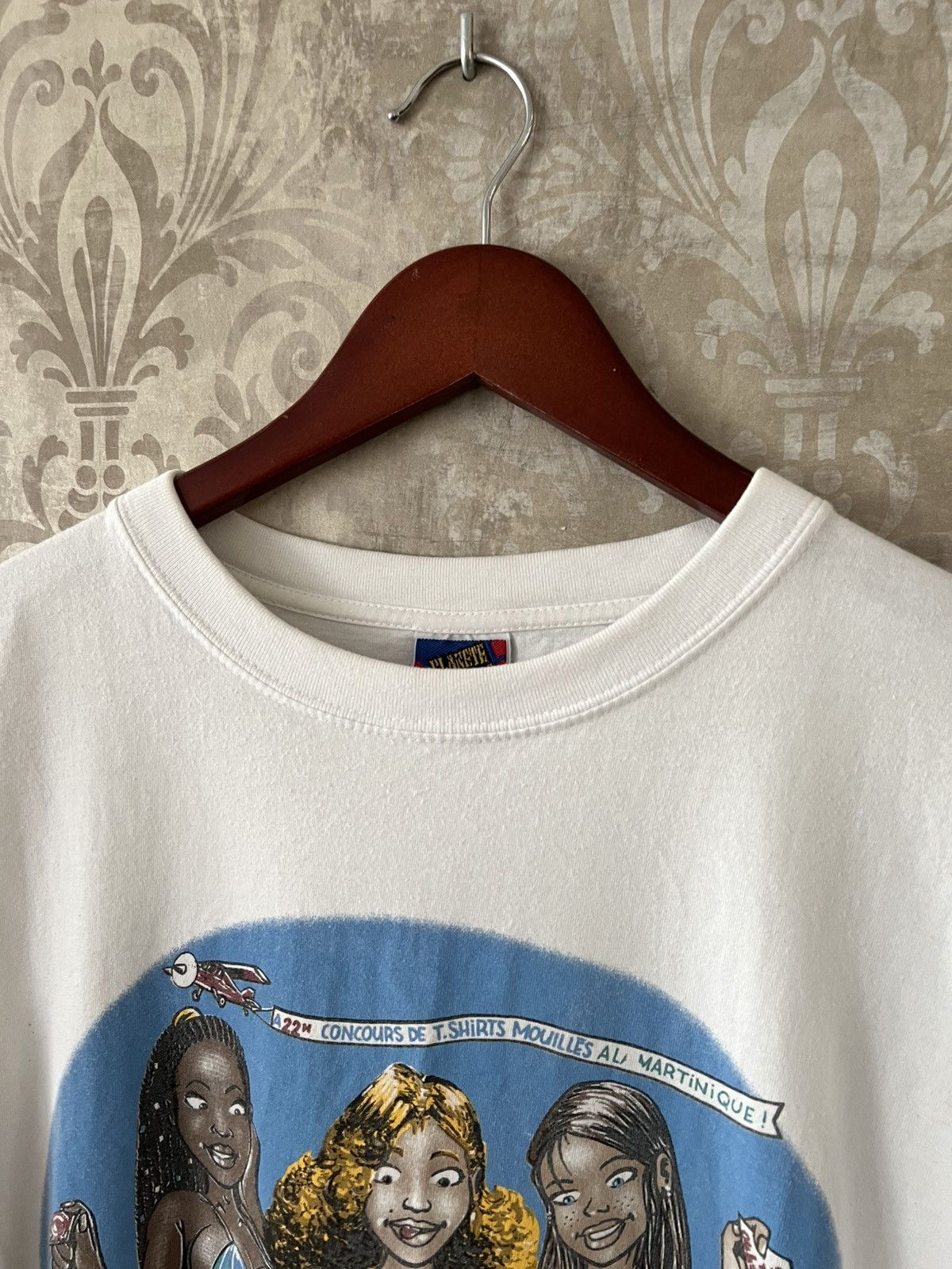 Vintage Vintage Humor Cartoon Graphic T-Shirt Hard To Be A Playboy Size US XXL / EU 58 / 5 - 6 Thumbnail