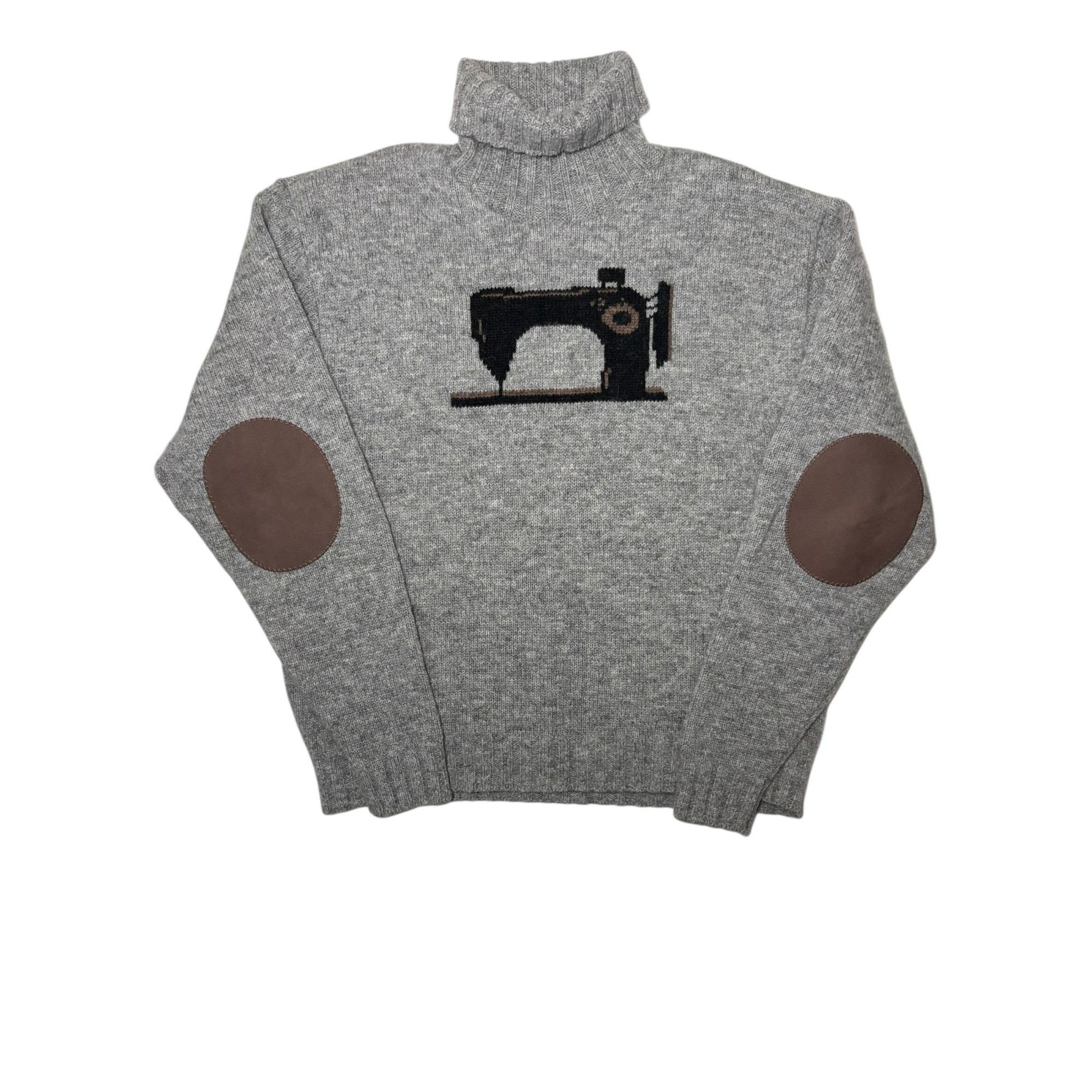 Kapital ♚ Kapital Wool 'Sewing Machine' Sweater ♚ Size US M / EU 48-50 / 2 - 1 Thumbnail