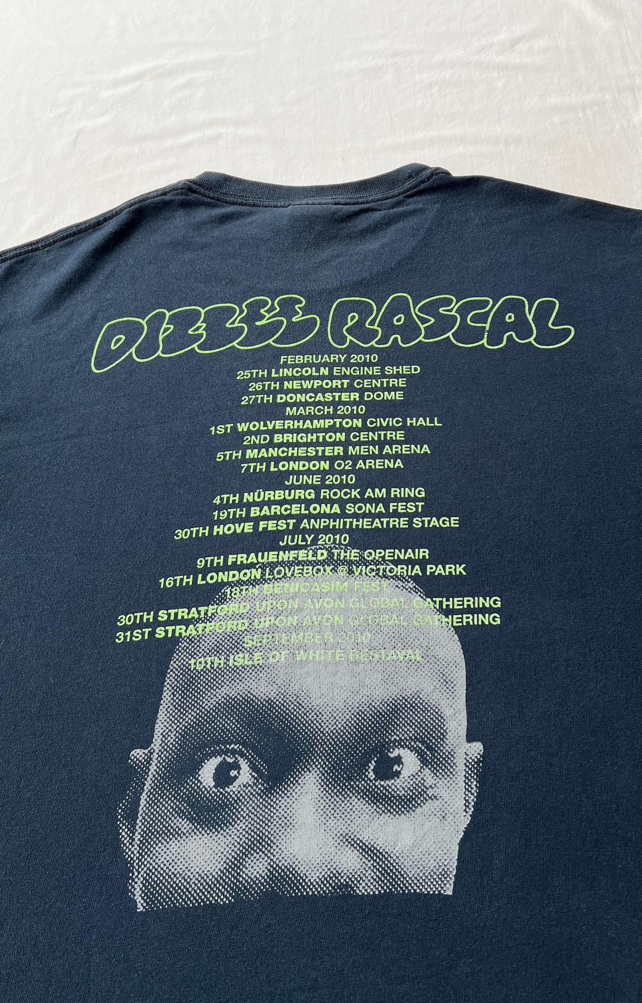 Band Tees Vintage 2010 Dissel Rascal Tour Rap Black T-shirt Size US M / EU 48-50 / 2 - 11 Thumbnail