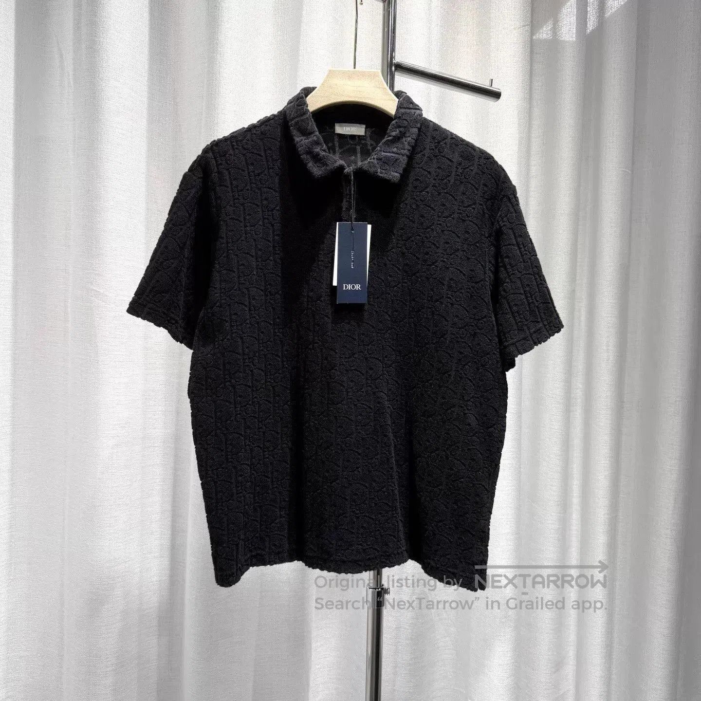 Dior Black Textured Short. Size US M / EU 48-50 / 2 - 1 Thumbnail
