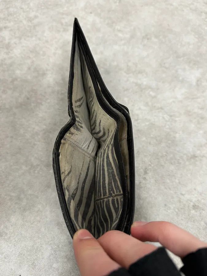 Roberto Cavalli 2000s Cavalli Black Crocodile Effect Leather Wallet Size ONE SIZE - 9 Thumbnail