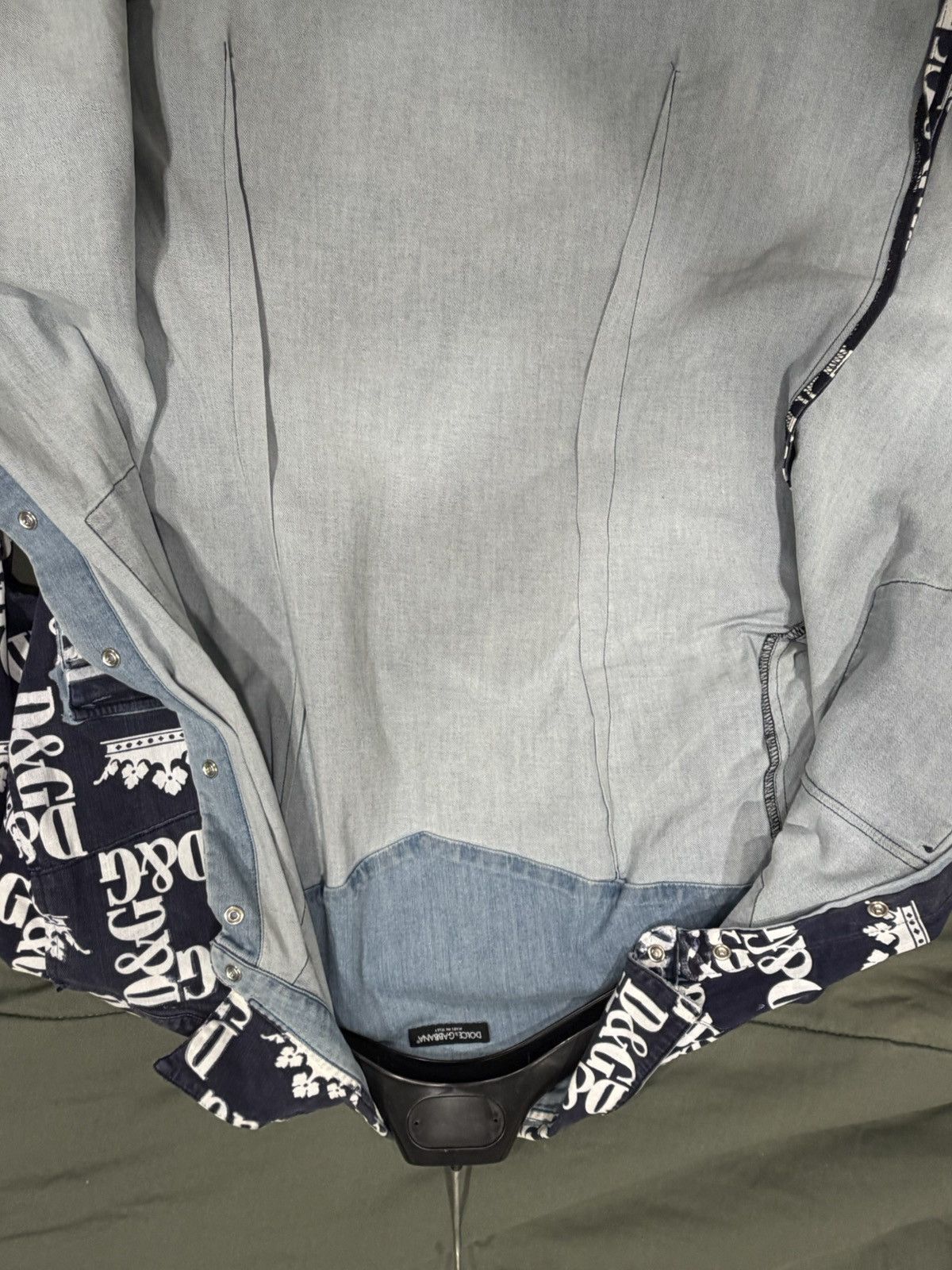 Dolce & Gabbana Dolce & Gabbana crown logo denim shirt jacket Size US M / EU 48-50 / 2 - 8 Thumbnail