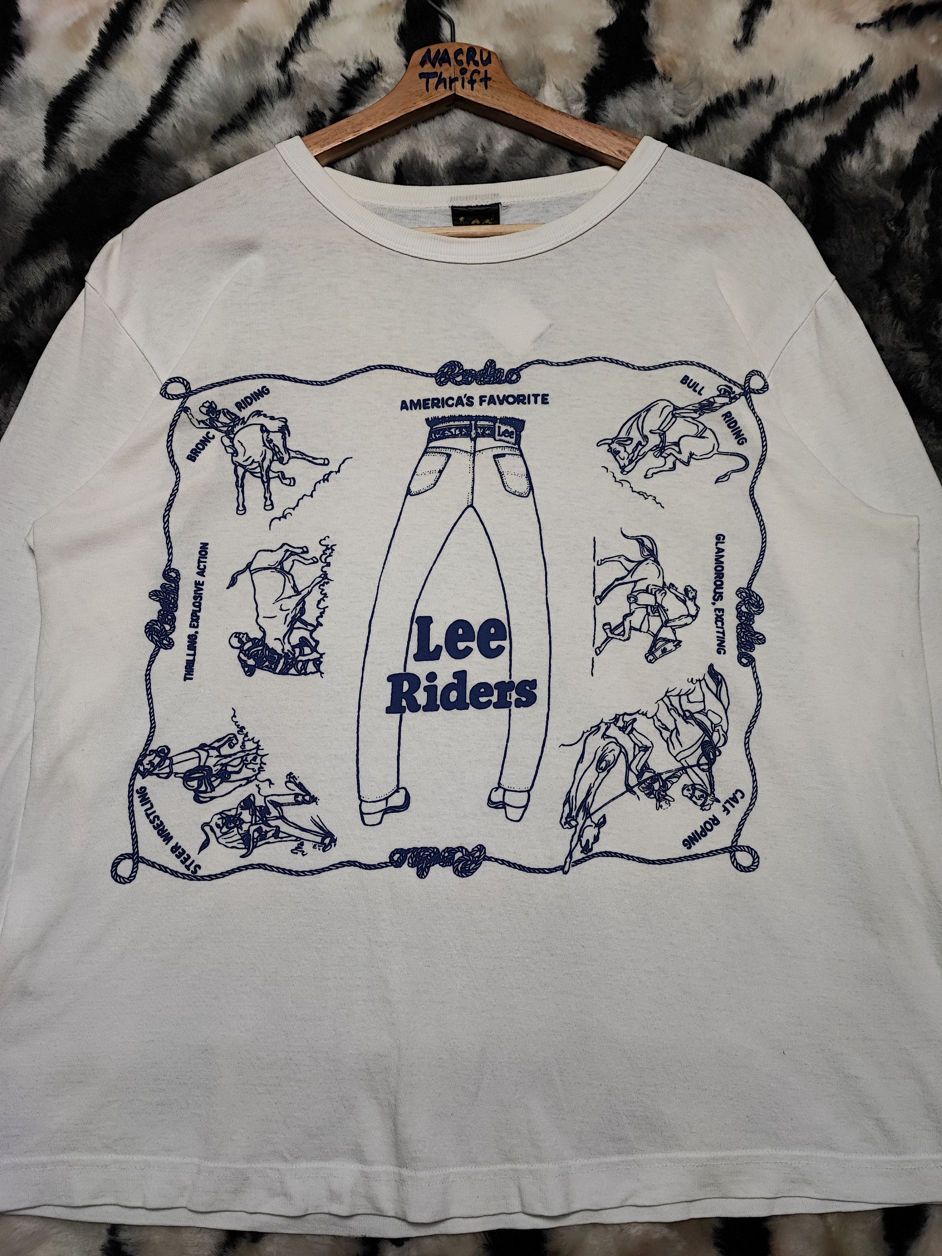 Lee Vintage Lee T Shirt Long sleeve Size US L / EU 52-54 / 3 - 4 Thumbnail