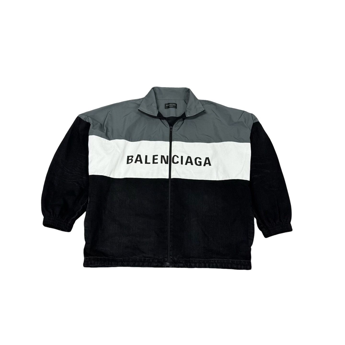 Balenciaga Balenciaga 2024 Paneled Track Jacket Size M Size US M / EU 48-50 / 2 - 1 Thumbnail