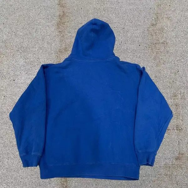 Japanese Brand Kumiko x Riyo Men's Blue Vintage Crocodile Print Hoodie Size US L / EU 52-54 / 3 - 4 Thumbnail