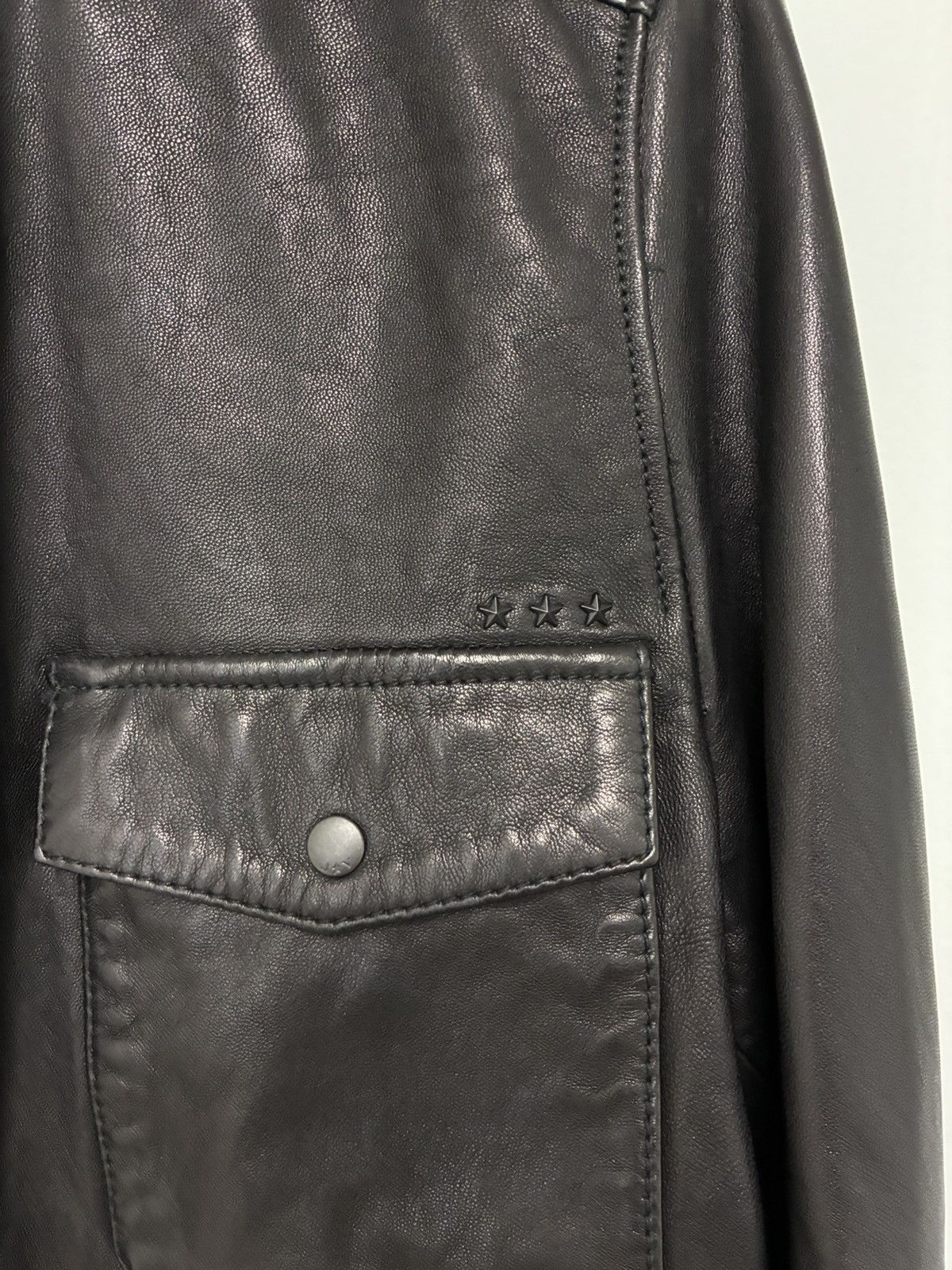 John Varvatos Leather Jacket. Size small Size US S / EU 44-46 / 1 - 5 Thumbnail