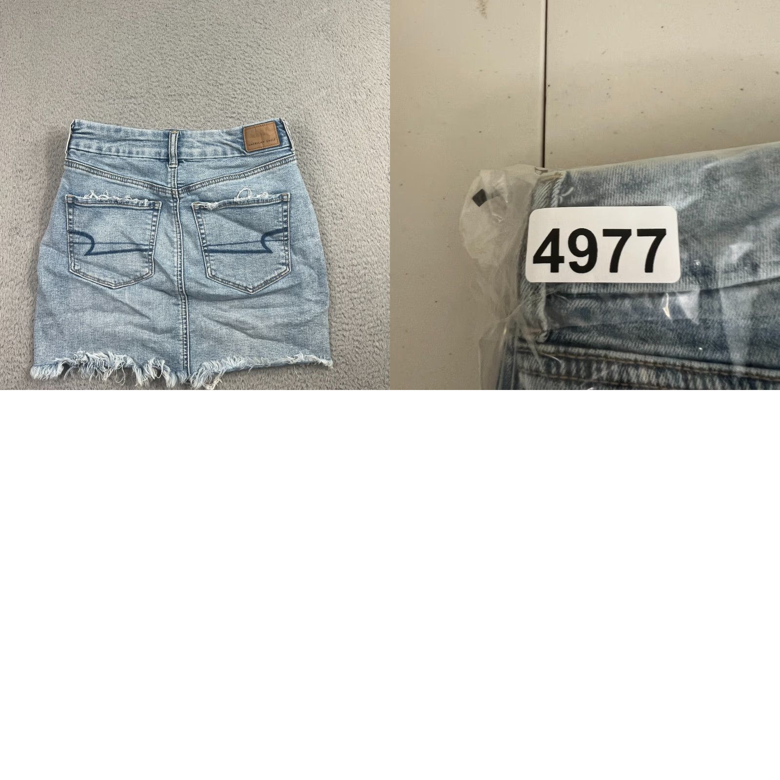 American Eagle Outfitters American Eagle Skirt Womens Size 4 Denim Hi-Rise Mini Curvy Pockets Light Wash Size 27" / US 4 / IT 40 - 8 Thumbnail