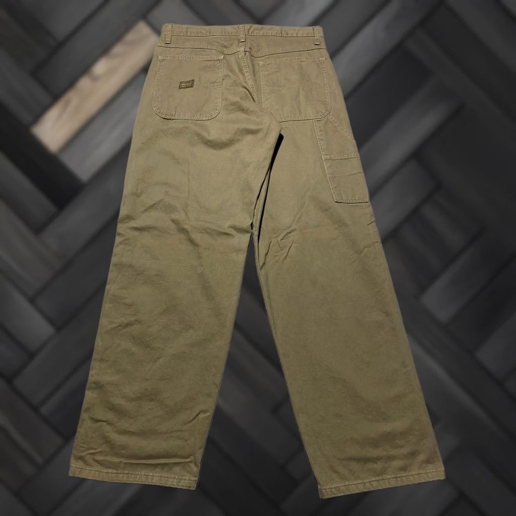 Wrangler Wrangler Carpenter Pants 32x32 Khaki Tan 100% Cotton Relaxed Straight Workwear 90s 5-Pocket Mens Regular Beige Size US 32 / EU 48 - 1 Thumbnail