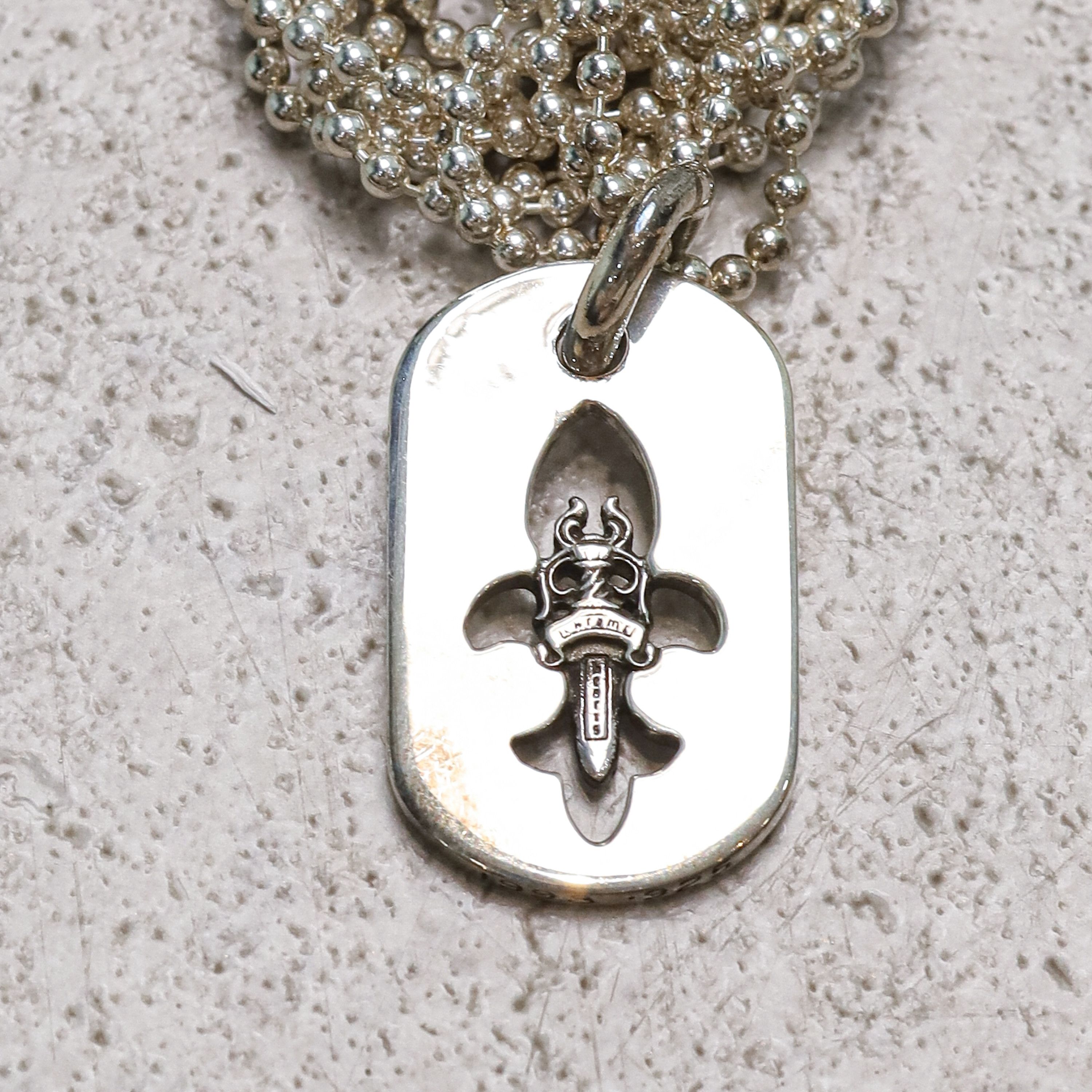 Chrome Hearts CHROME HEARTS Dog Fleur Dagger Necklace SILVER Size ONE SIZE - 5 Thumbnail