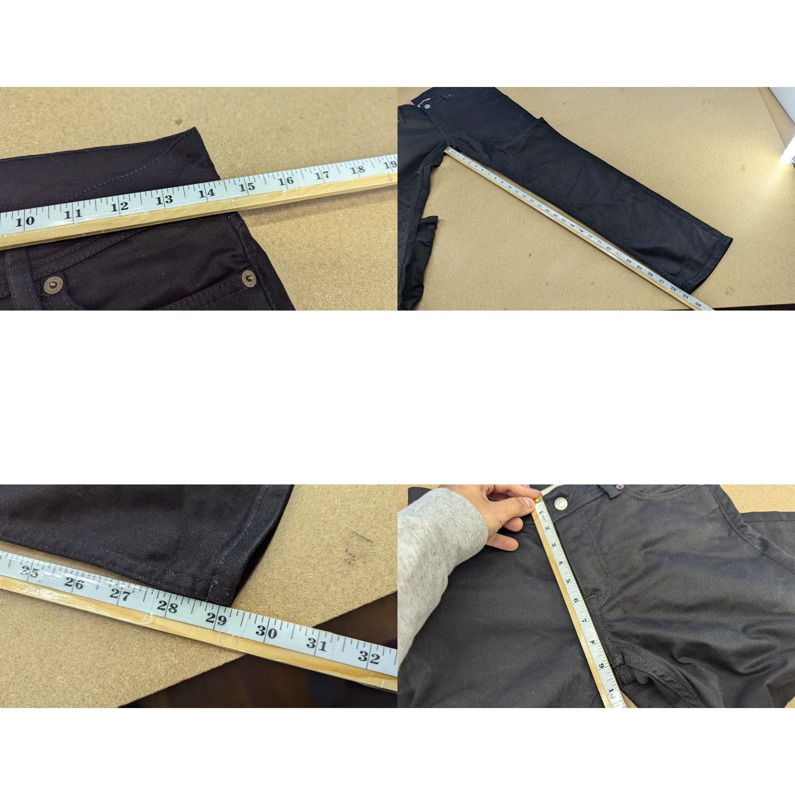Acne Studios Acne Studios North Stay Womens Jeans W29 L29 Denim Straight Mid Rise Black Size 24" / US 00 / IT 34 - 9 Thumbnail