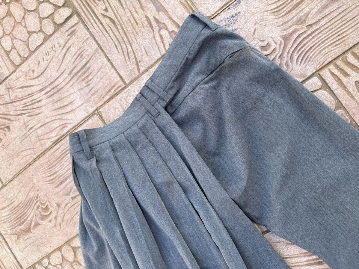 NO ID ARCHIVED💥Rare! NO ID BLACK Trouser Pleated Skirt Punk Style Size US 32 / EU 48 - 9 Thumbnail