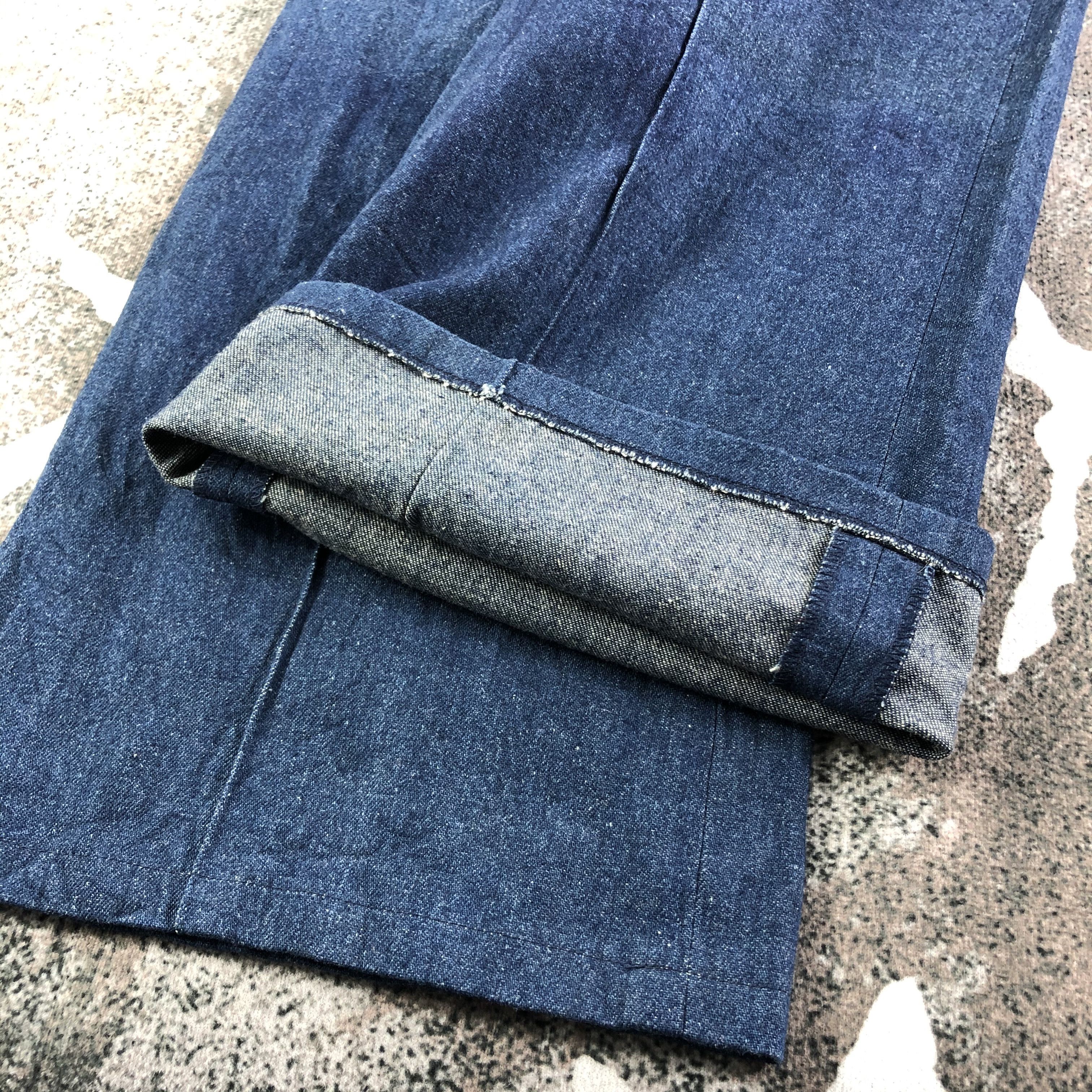 Japanese Brand Japanese Brand Jeans Blue Wash Baggy Flare Denim KJ1636 Size 26" / US 2 / IT 38 - 5 Thumbnail