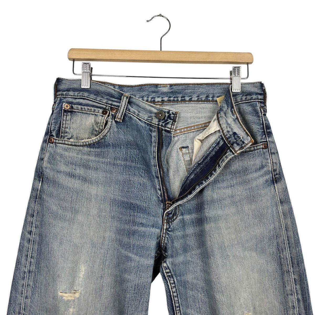 Levi's Vintage Levis Lot 503 Distressed Denim Jeans Size US 31 - 14 Thumbnail