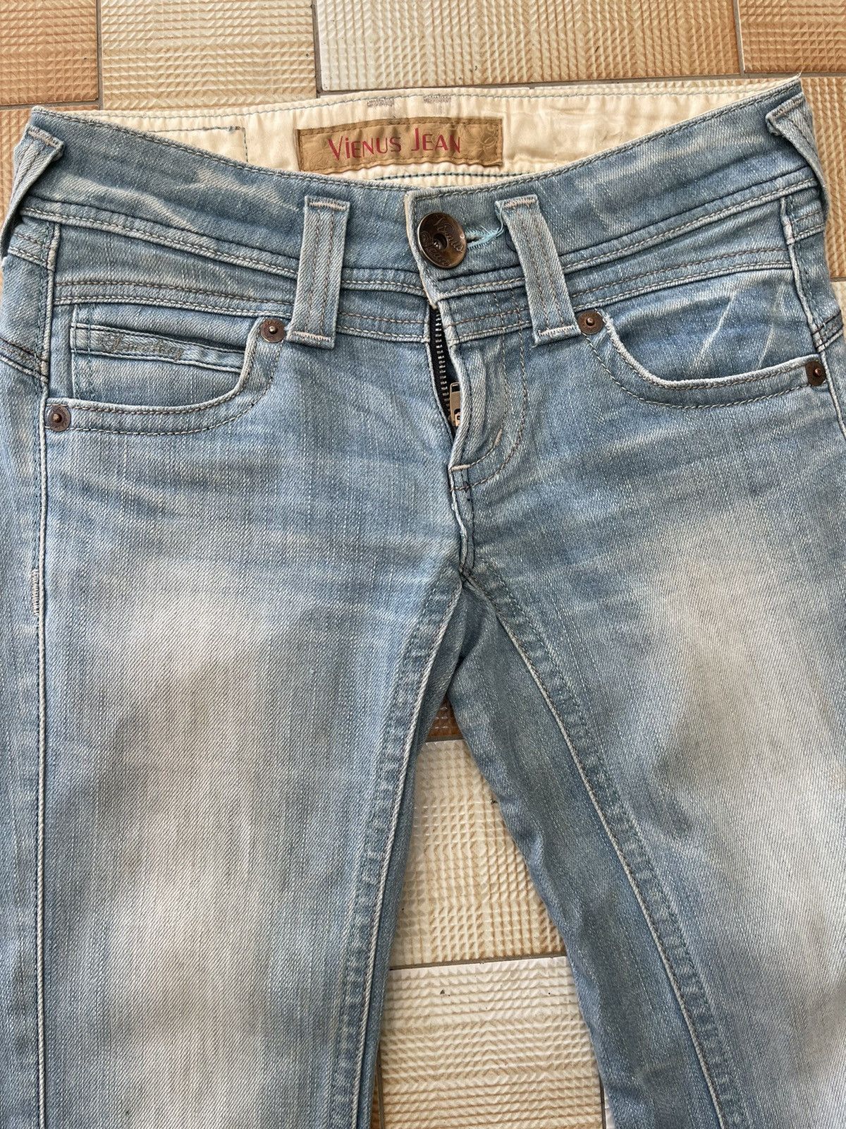 Japanese Brand 90’s FLARE JEANS STREET FASHION LOW RISE BOOT CUT Size 27" / US 4 / IT 40 - 2 Thumbnail