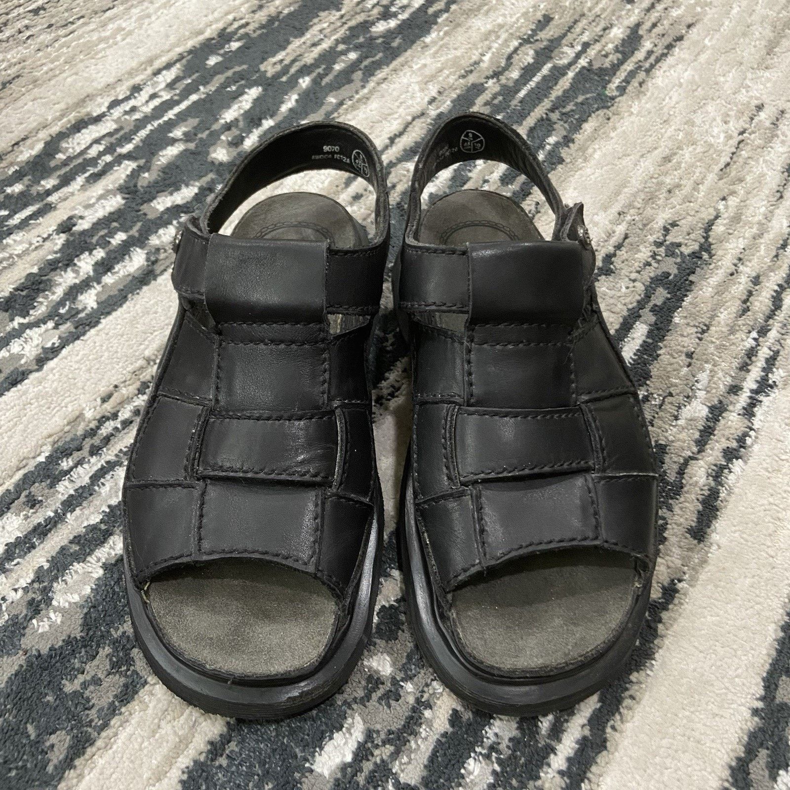 Dr. Martens Dr. Martens 9070 Fisherman Black Leather Woven Strap Size 10 Size US 10 / EU 43 - 2 Thumbnail