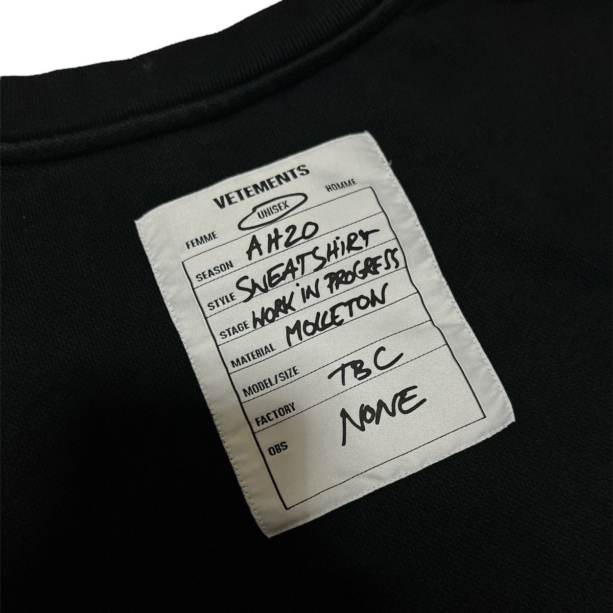Vetements Vetements Atelier patch sweatshirt AW19 Size US XS / EU 42 / 0 - 8 Thumbnail