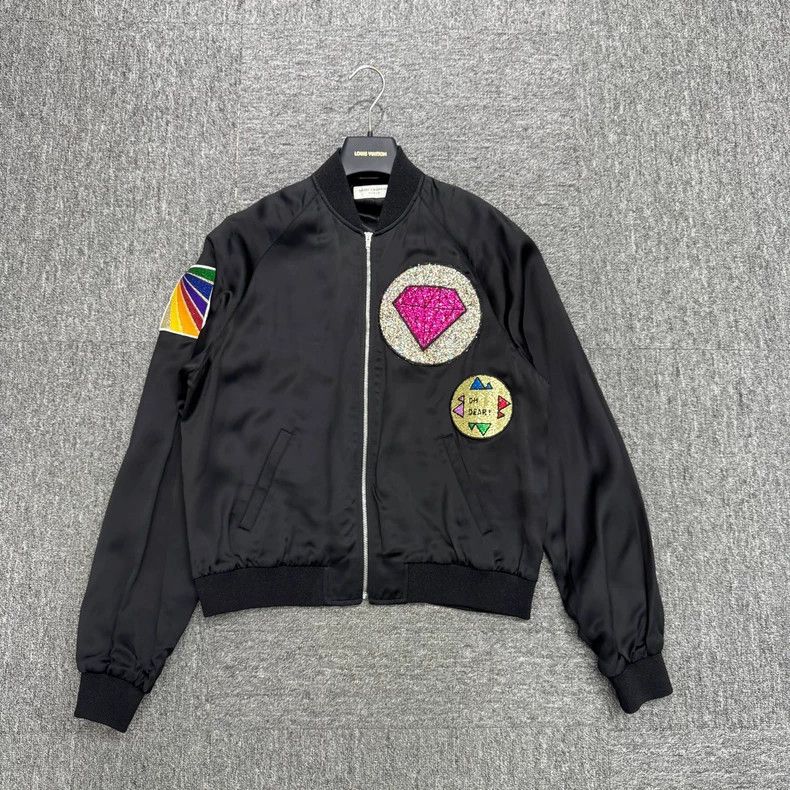Saint Laurent Paris Saint Laurent Paris Sparkling pink diamond jacket Size US M / EU 48-50 / 2 - 1 Thumbnail