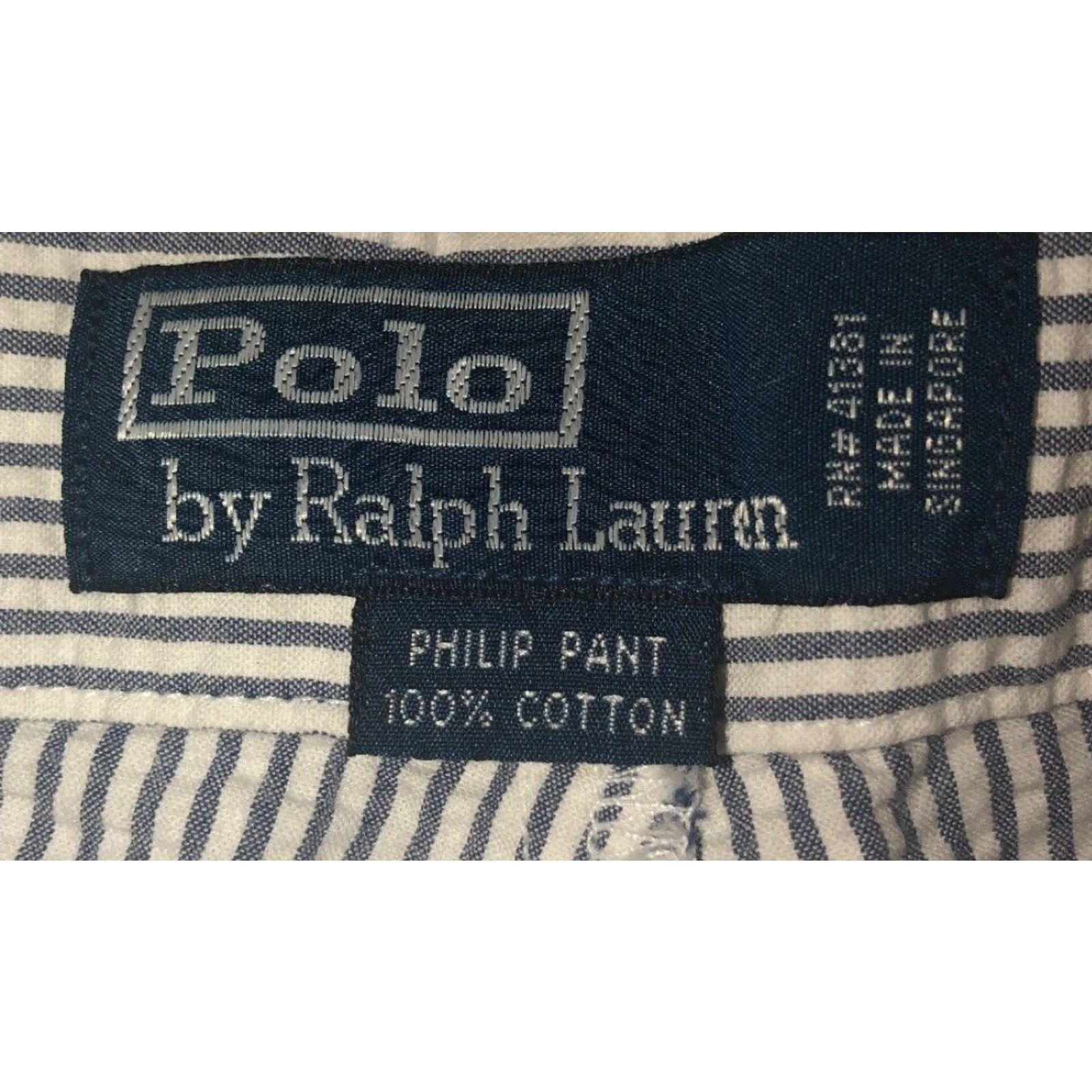 Polo Ralph Lauren Polo Ralph Lauren Mens Philip Pant Pinstripe Casual Pants 34 X 30 Regular Mens Pinstripe 34 Inseam 30 Size US S / EU 44-46 / 1 - 5 Thumbnail