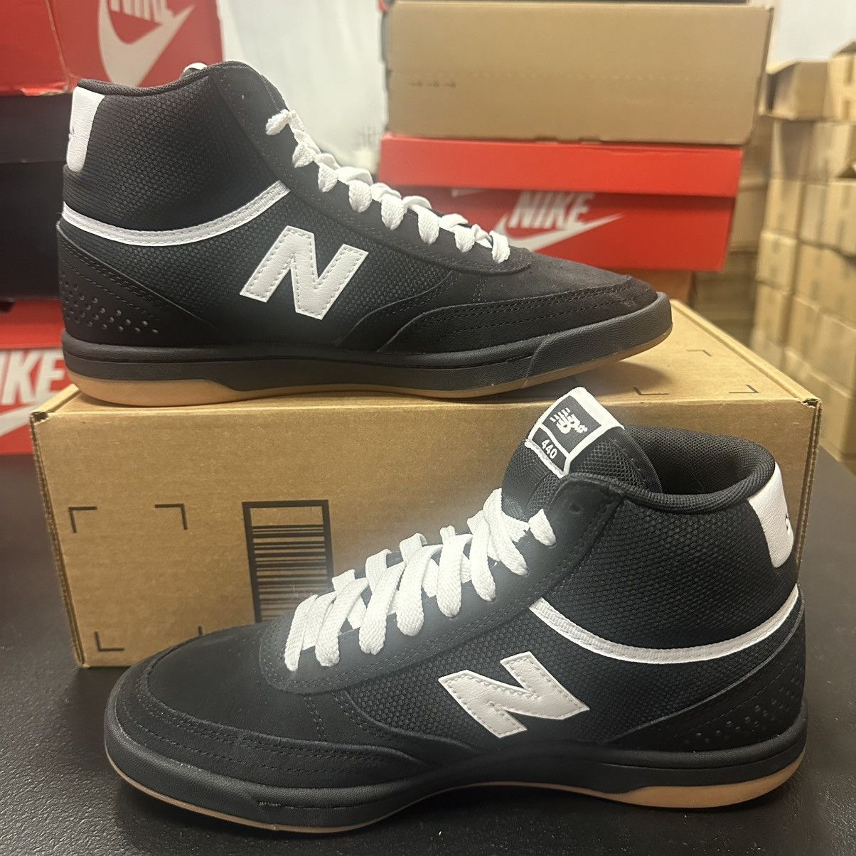 New Balance Size 7 (8.5W) - New Balance Numeric 440 ‘Black White High’ Size US 7 / EU 40 - 2 Thumbnail
