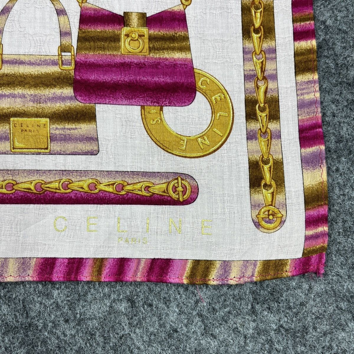 Celine Celine Handkerchief / Neckerchief / Headscarf B1763 Size ONE SIZE - 2 Thumbnail