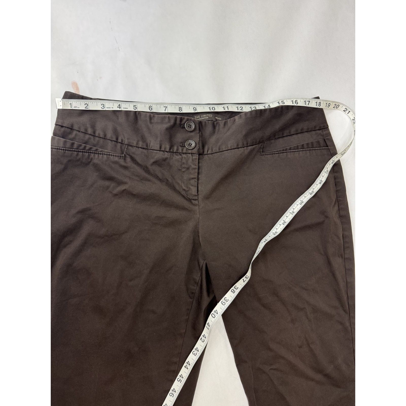 Other Y2K The Limited Collection Drew Pants Cropped Brown Size 14 Size 36" / US 14 / IT 50 - 3 Thumbnail