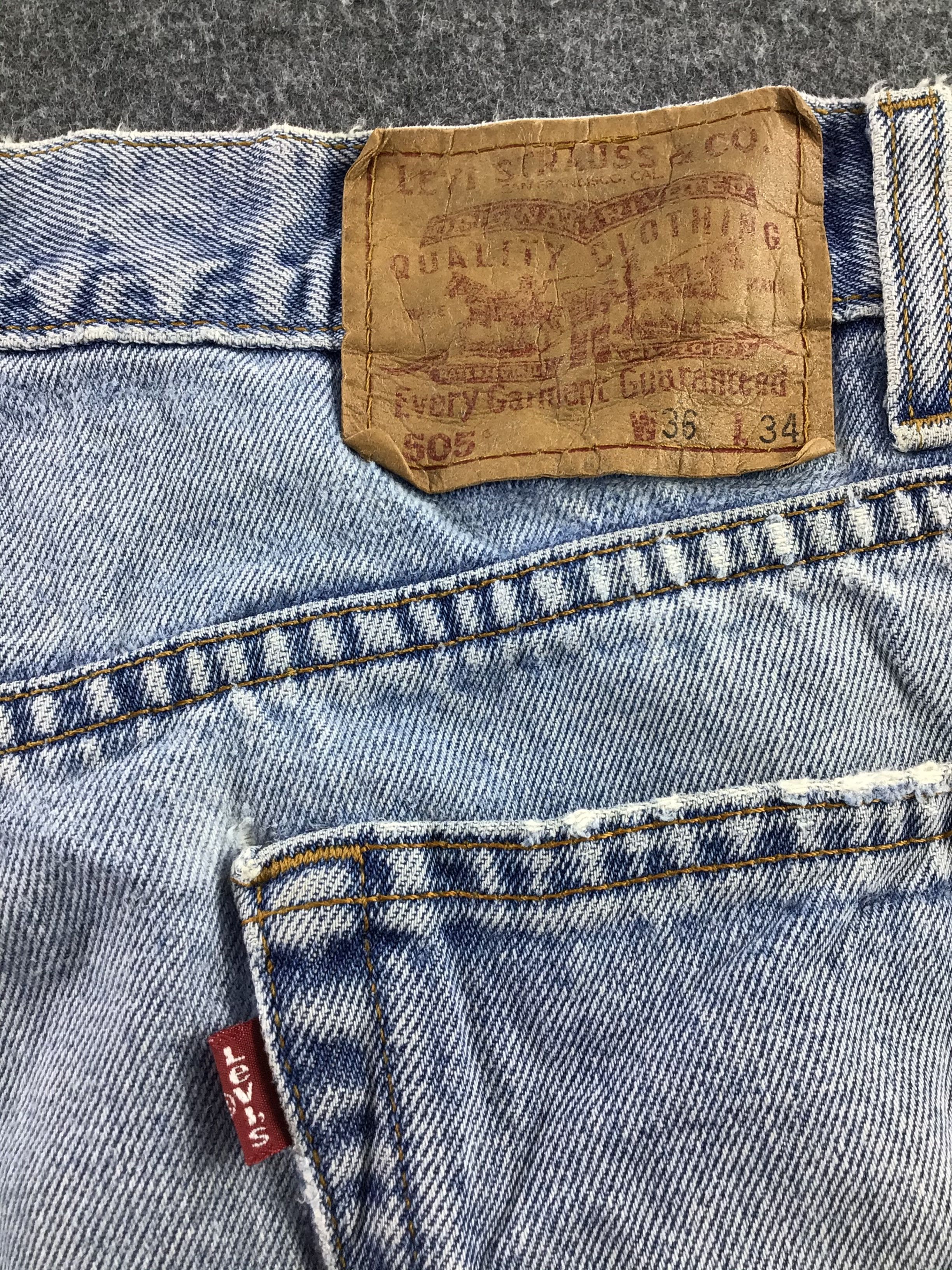 Levi's × Vintage Vintage Levis 505 Jeans-JM267 Size US 35 - 6 Thumbnail