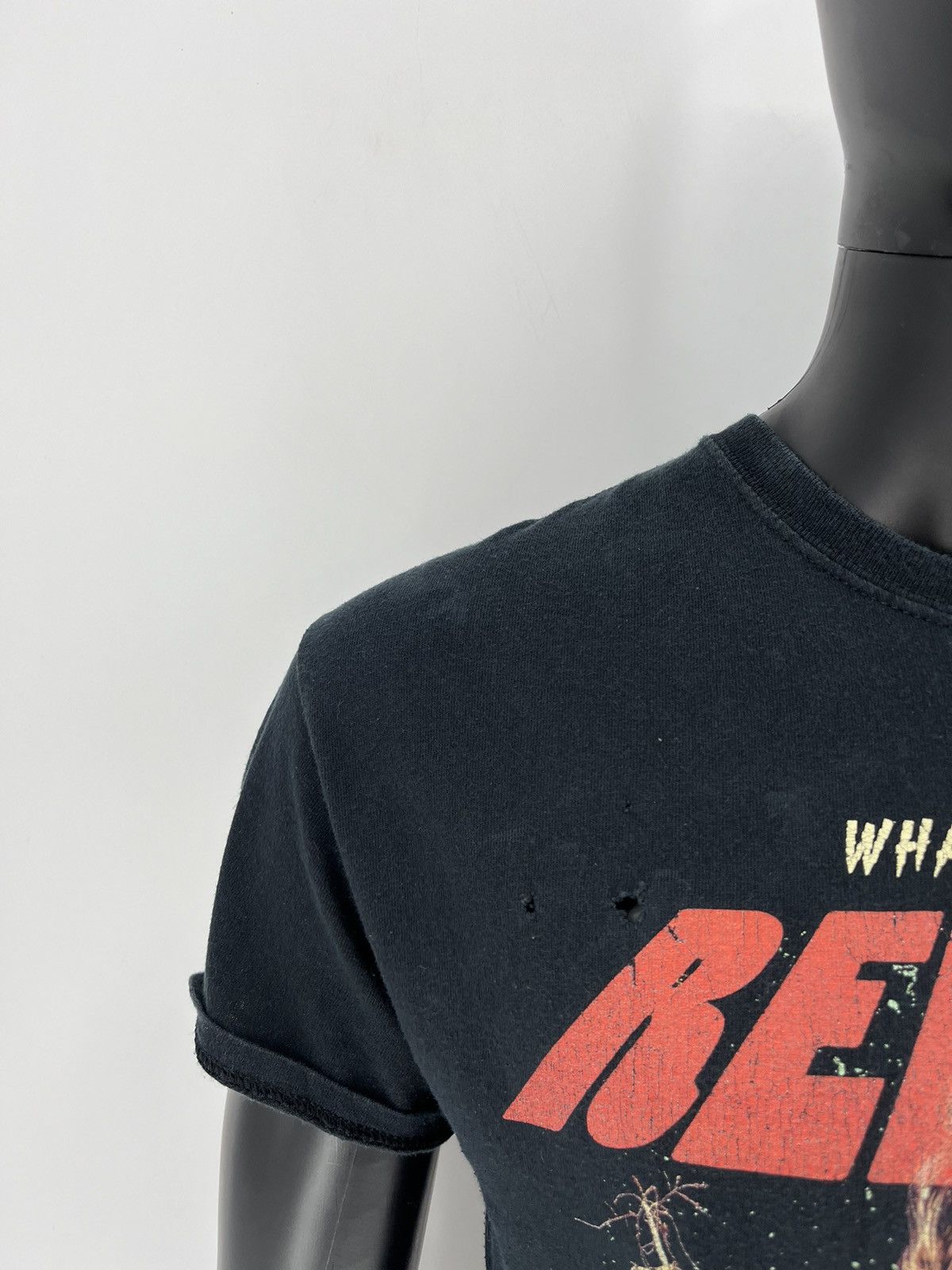 Band Tees × Vintage Vintage Y2K RED FANG CREEPY FACE ABSTRACT ANGRY HORROR BONES Size US M / EU 48-50 / 2 - 7 Thumbnail