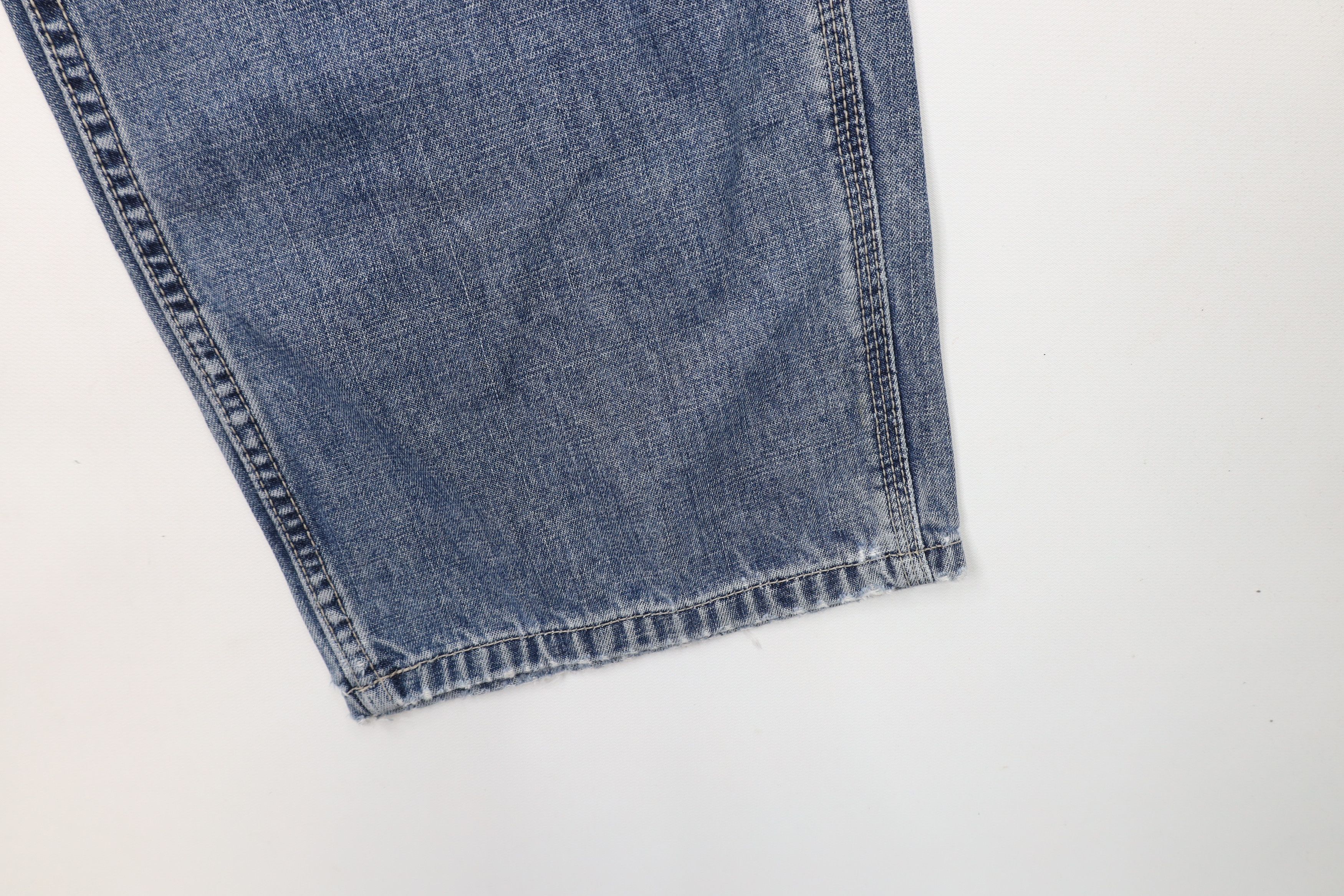 American Eagle Outfitters × Vintage Vintage 90s American Eagle Outfitters Leg Dungaree Jeans Size US 32 / EU 48 - 6 Thumbnail