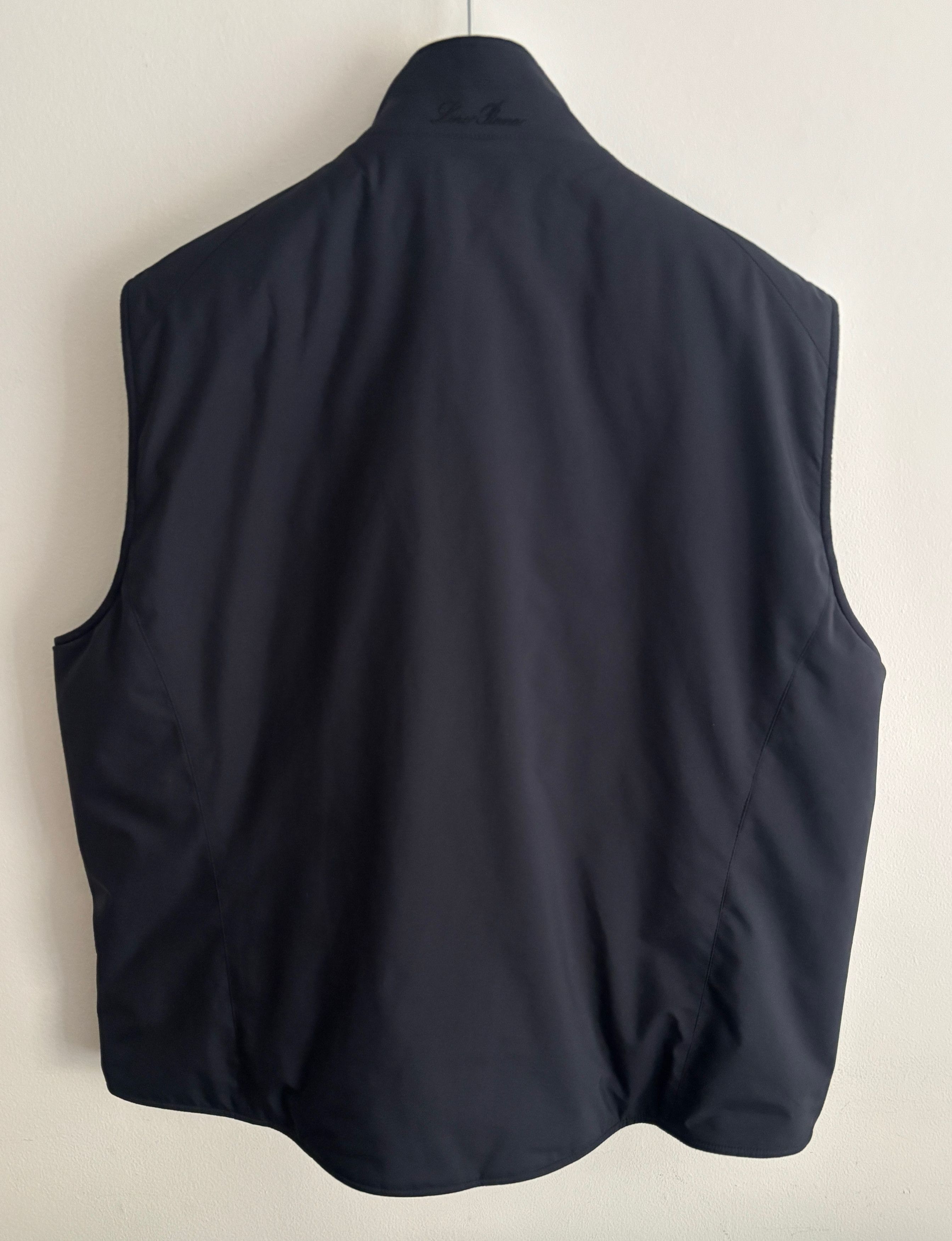 Loro Piana $4500 Storm System Reversible Navy Cashmere Nylon Vest - XXL Size US XXL / EU 58 / 5 - 15 Thumbnail