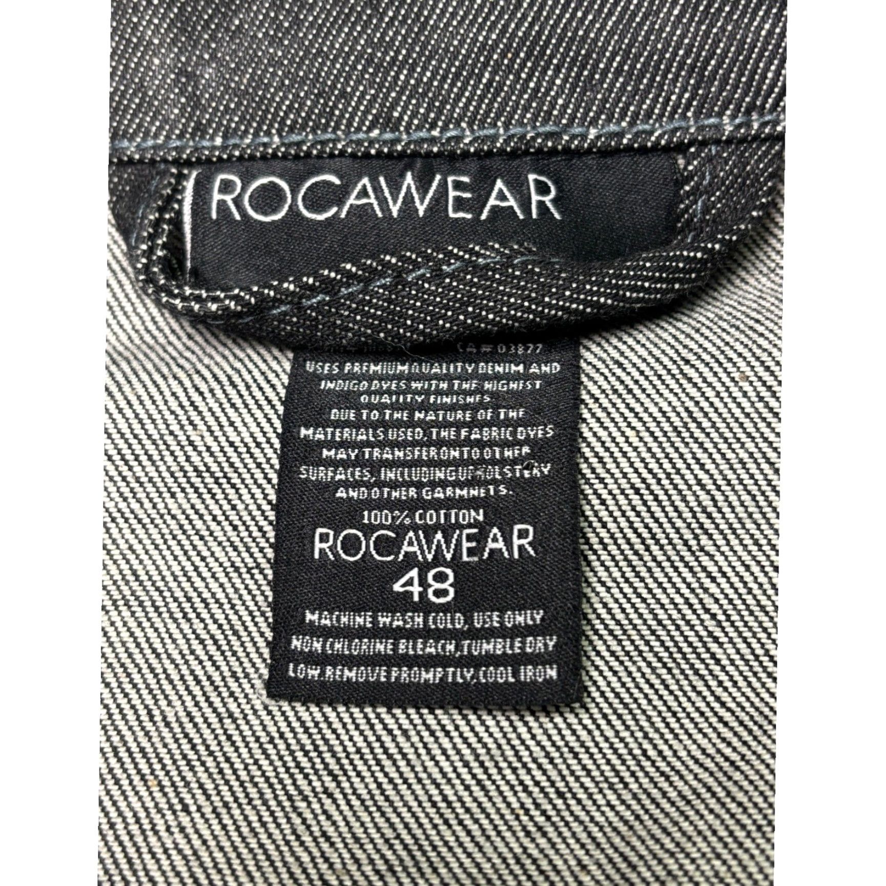 Rocawear VINTAGE: No — Rocawear Men’s Dark Wash Denim Vest 48 Embroidered Logo Streetwear Shirt/West? Size US M / EU 48-50 / 2 - 3 Thumbnail