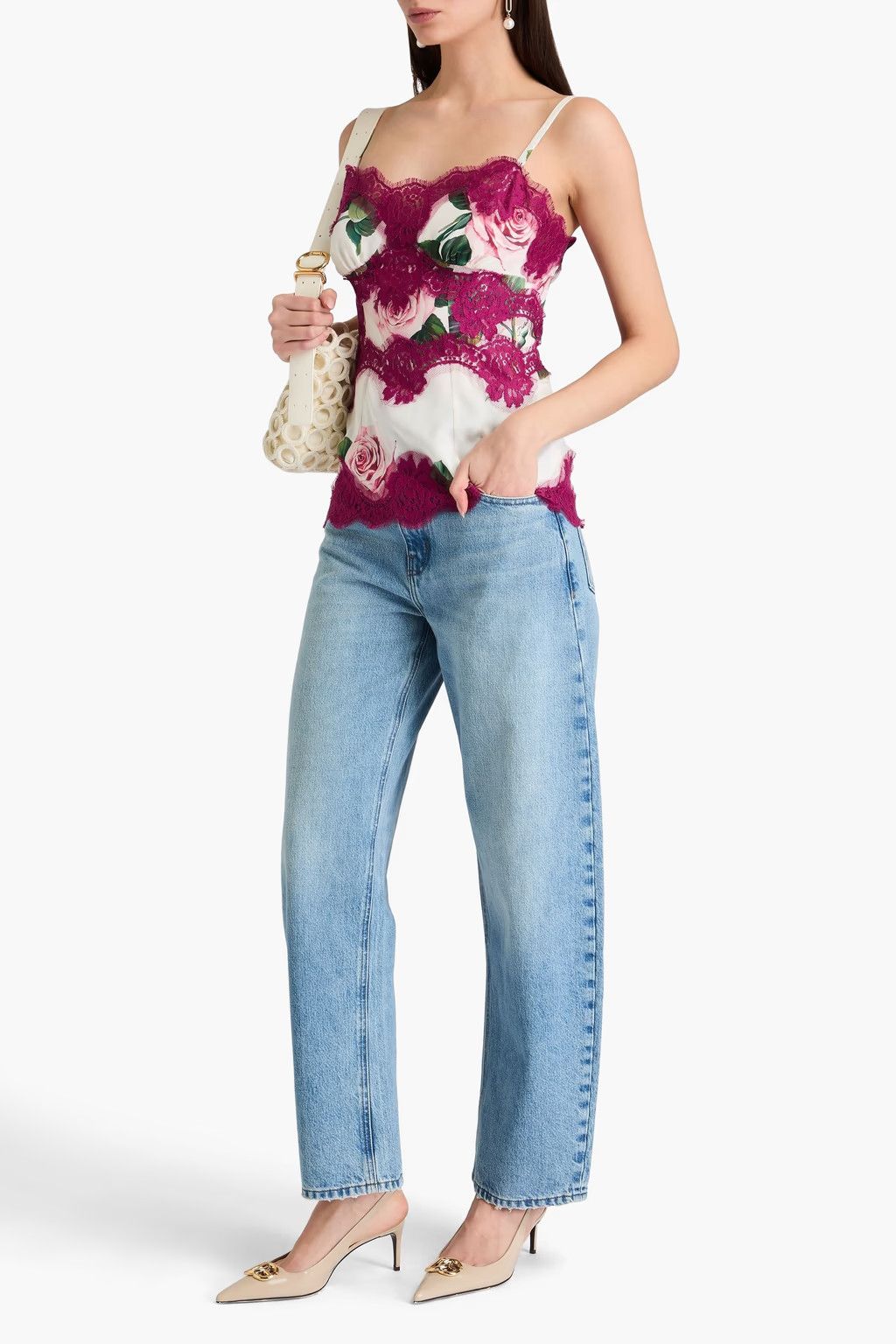 Dolce & Gabbana o1y0925 Sleeveless Blouse in Multicolor Size S / US 4 / IT 40 - 2 Thumbnail