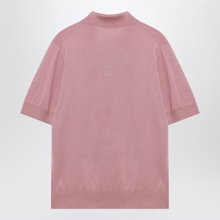 Dolce & Gabbana o1d2blof0226 Polo Shirt in Pink Size US M / EU 48-50 / 2 - 2 Thumbnail
