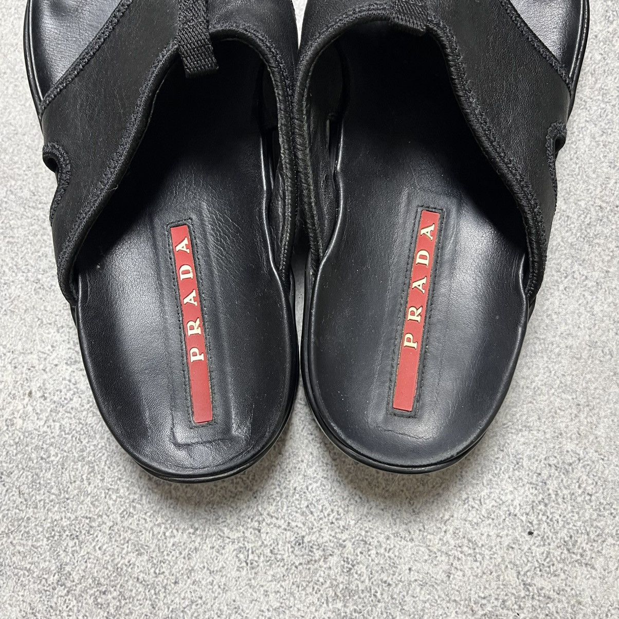Prada Prada Slides Black Size US 6 / EU 39 - 7 Thumbnail