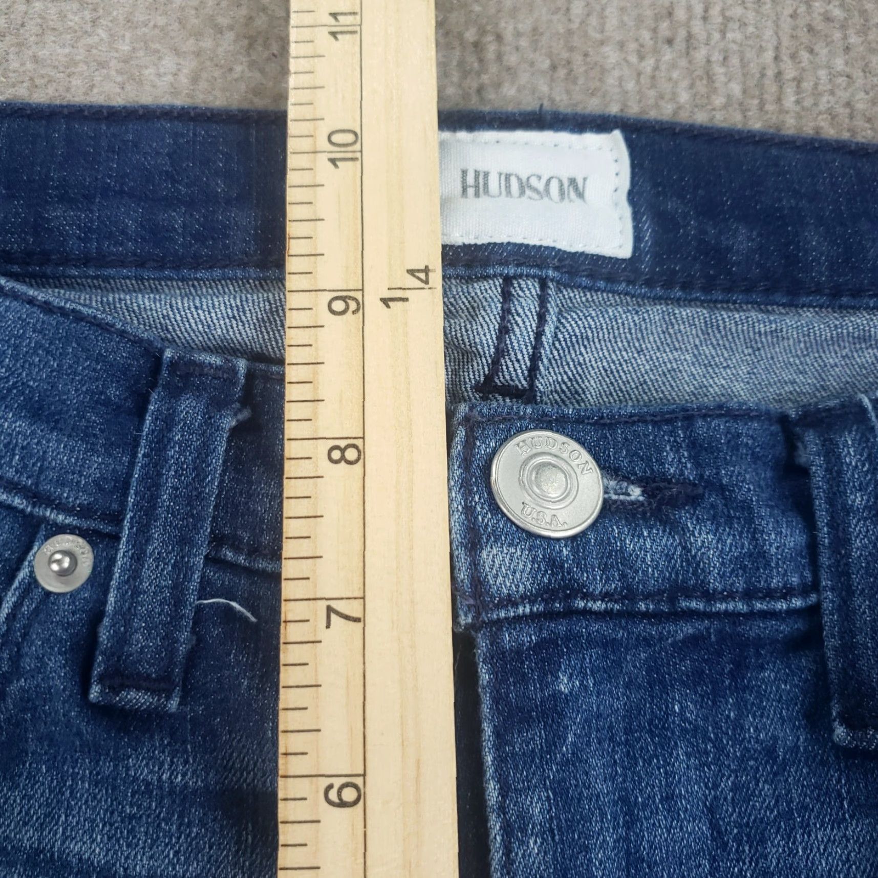 Hudson Hudson Jeans Womens Super Skinny Size 42" / US 20 - 7 Thumbnail