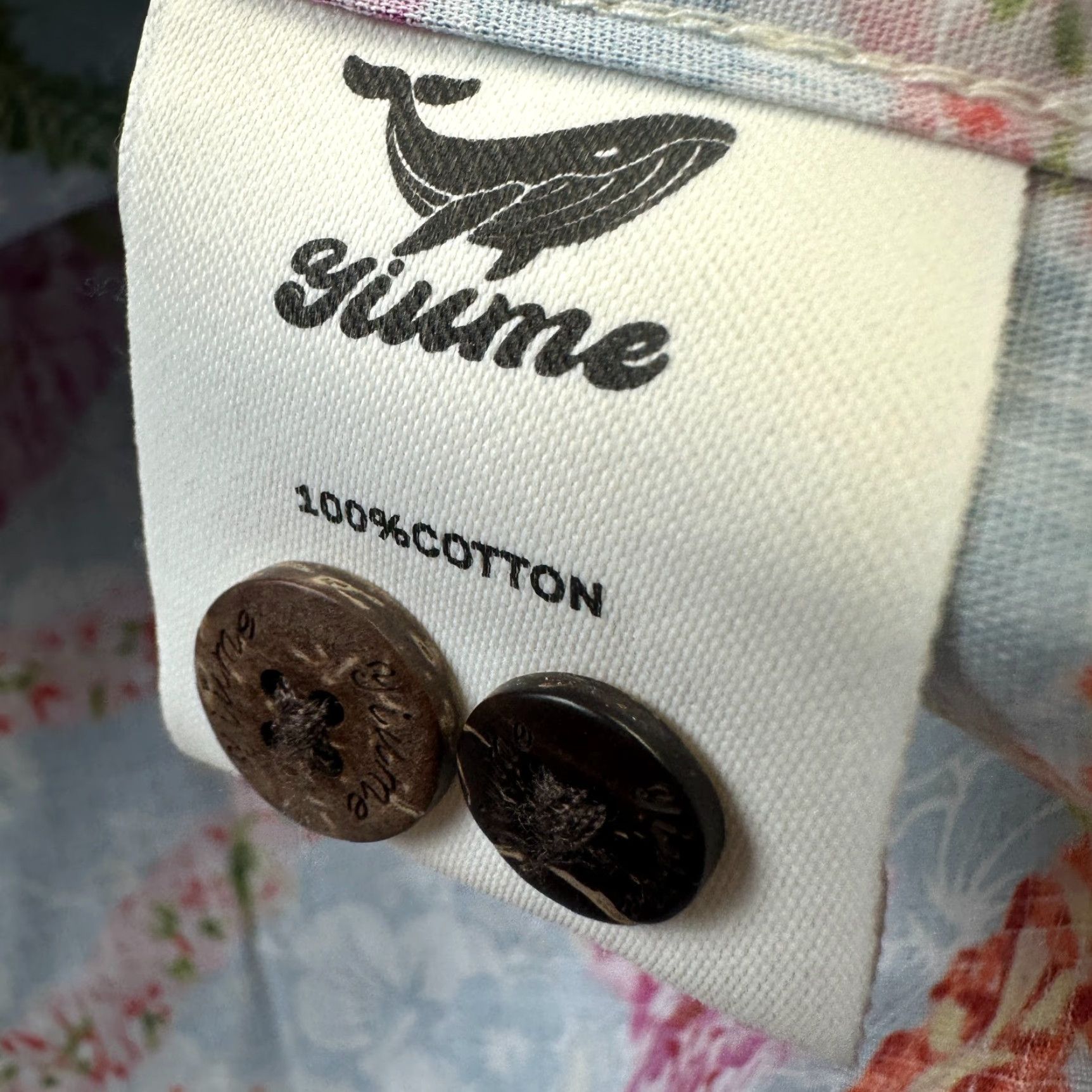 Vintage Yiume Shirt Mens M Blue Floral Hawaiian Button-Up Cotton Short Sleeve Casual Party/Cocktail Size US M / EU 48-50 / 2 - 7 Thumbnail