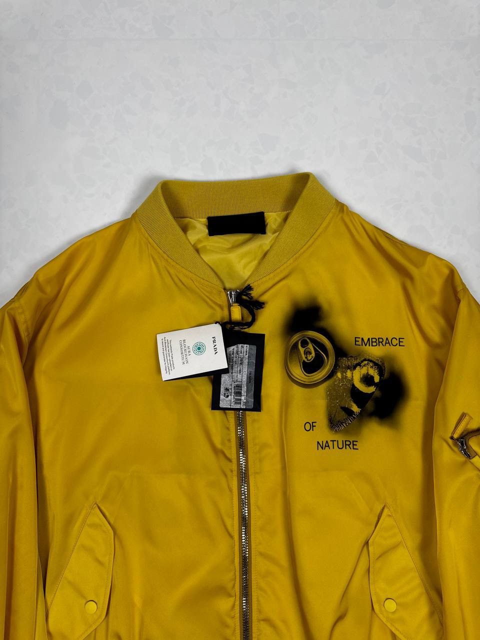 Prada Prada Cargo Pocket Nylon Bomber Jacket Size US XL / EU 56 / 4 - 4 Thumbnail