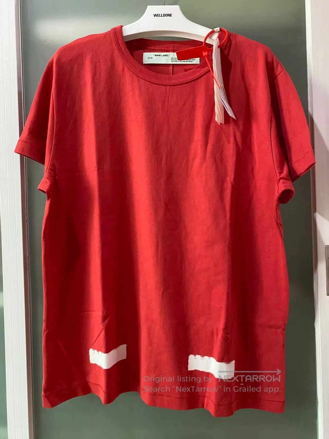 Off-White Off-White Red Basic Short-Sleeve. Size US S / EU 44-46 / 1 - 1 Thumbnail