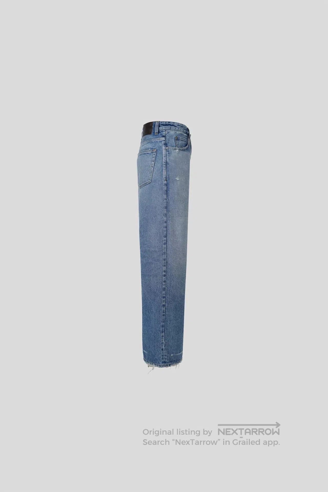Vuja De distressed selvedge blue jeans for casual wear. Size US 34 / EU 50 - 7 Thumbnail