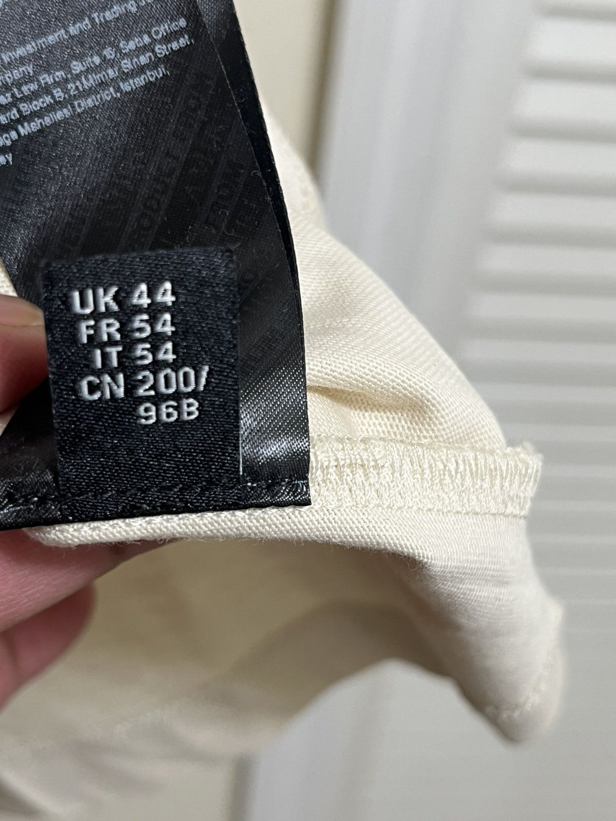 Amiri Amiri Staggered Tee Sz XXL(Cream) Size US XXL / EU 58 / 5 - 13 Thumbnail