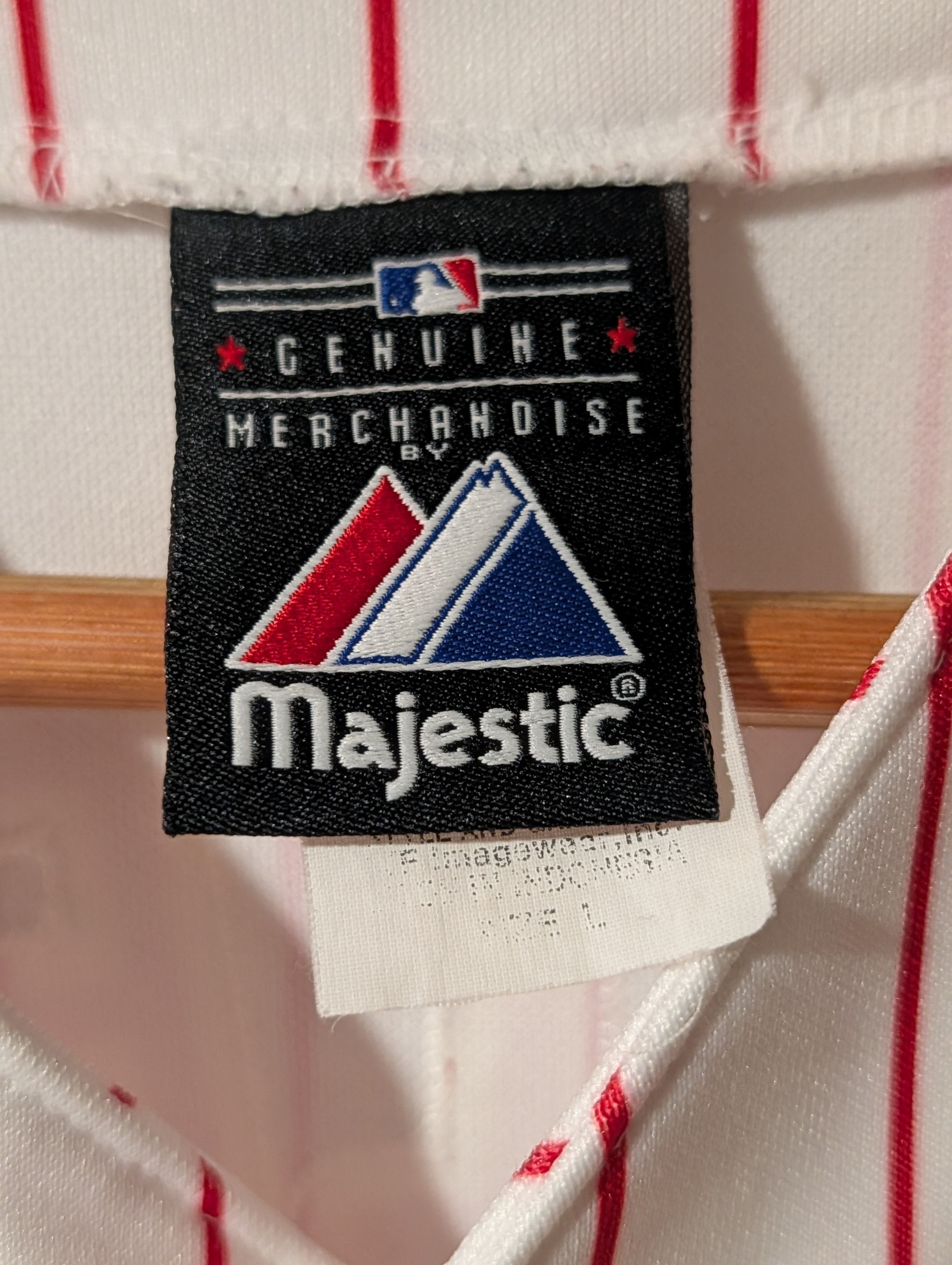 Majestic Phillies MLB Utley Patch Youth Medium Kids Baseball Jersey Size US XXS / EU 40 - 4 Thumbnail