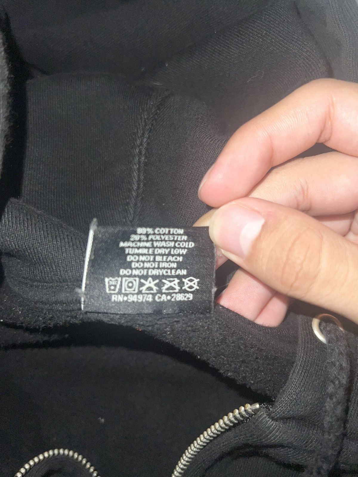 Stussy Stussy World Tour Black Zip Up Hoodie Size US S / EU 44-46 / 1 - 5 Thumbnail