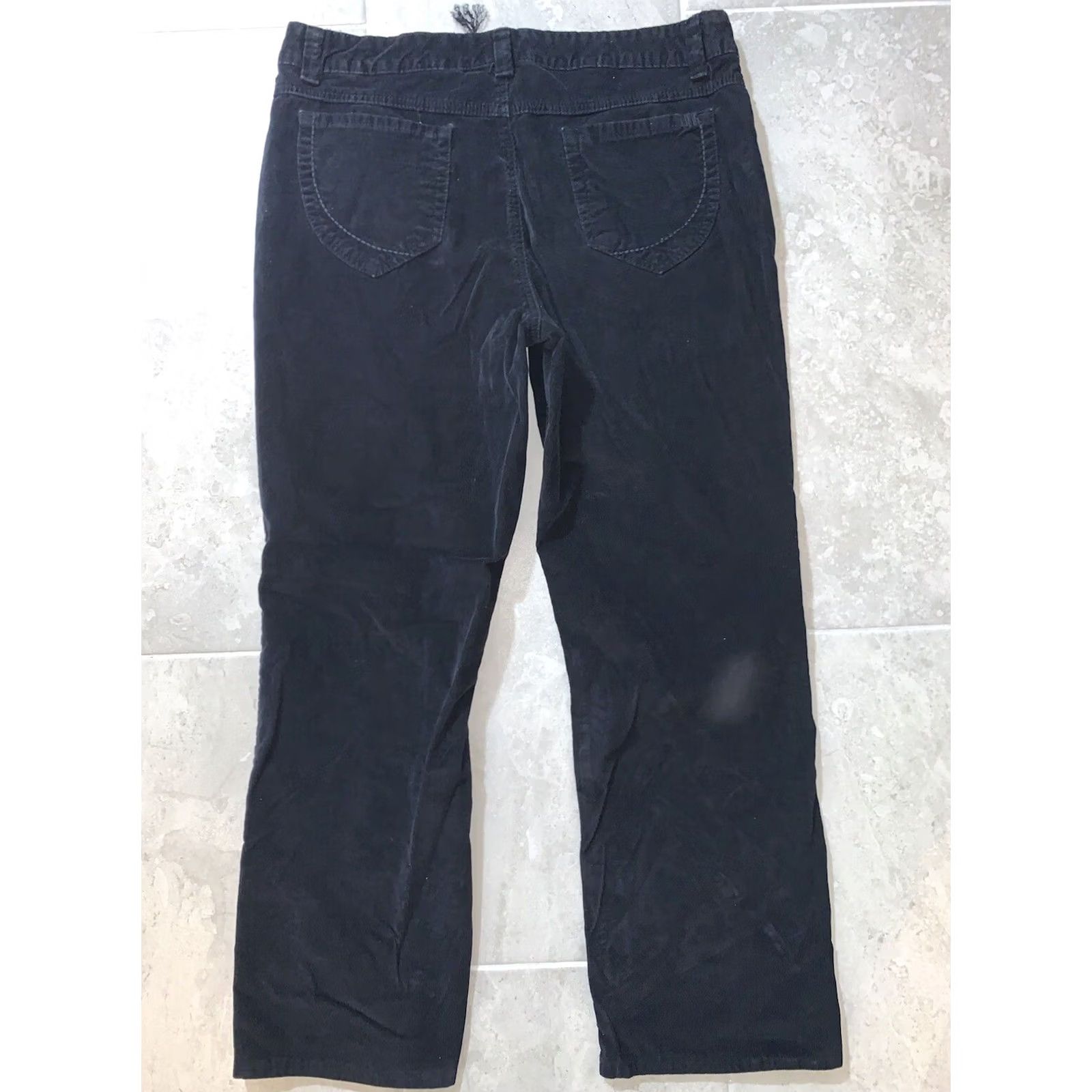 Nine West Women's 14 Nine West Black Corduroy Pants Size 36" / US 14 / IT 50 - 6 Thumbnail