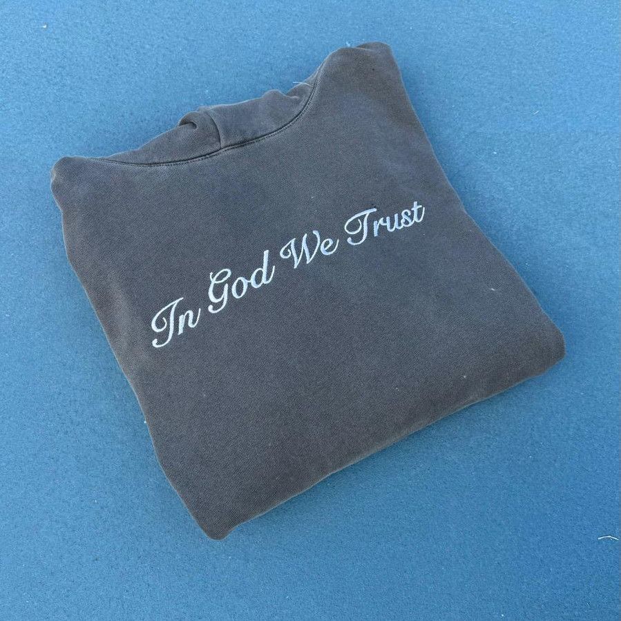 Prolific In God We Trust Hoodie Embroidered Size US XL / EU 56 / 4 - 1 Thumbnail
